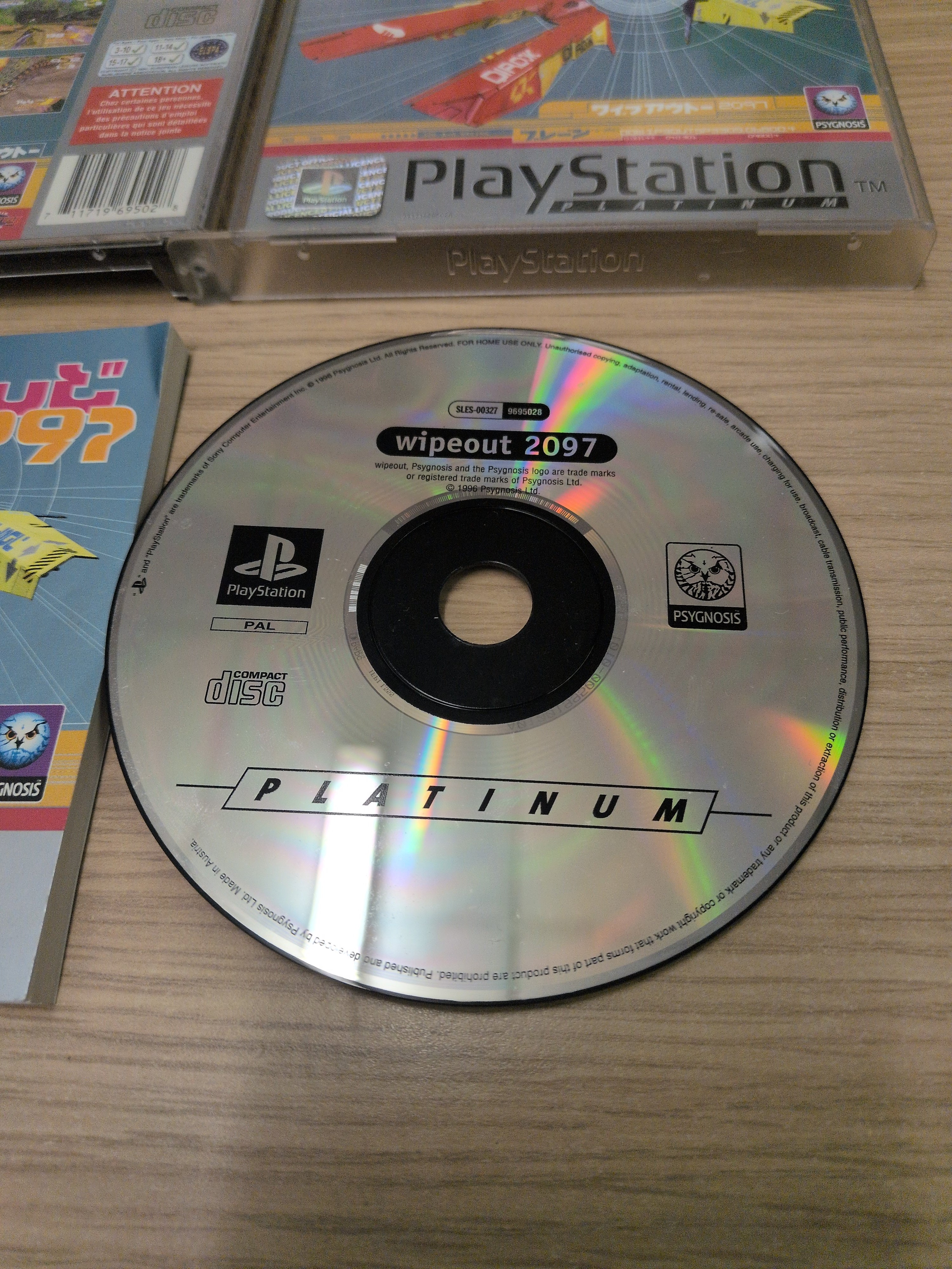 Wipeout 2097 Platinum Sony PS1 game