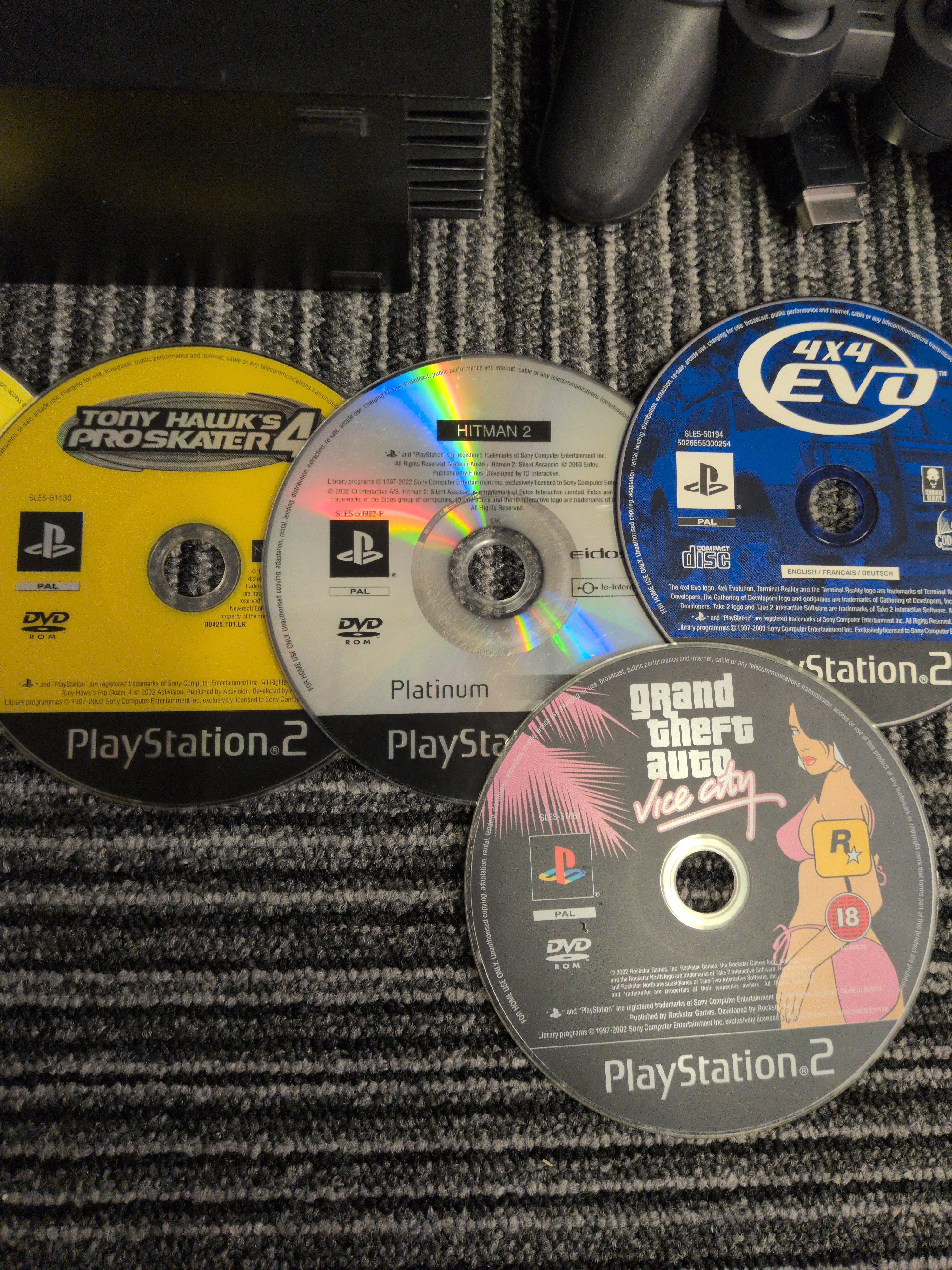 Sony PlayStation 2 PS2 Console & Games Bundle