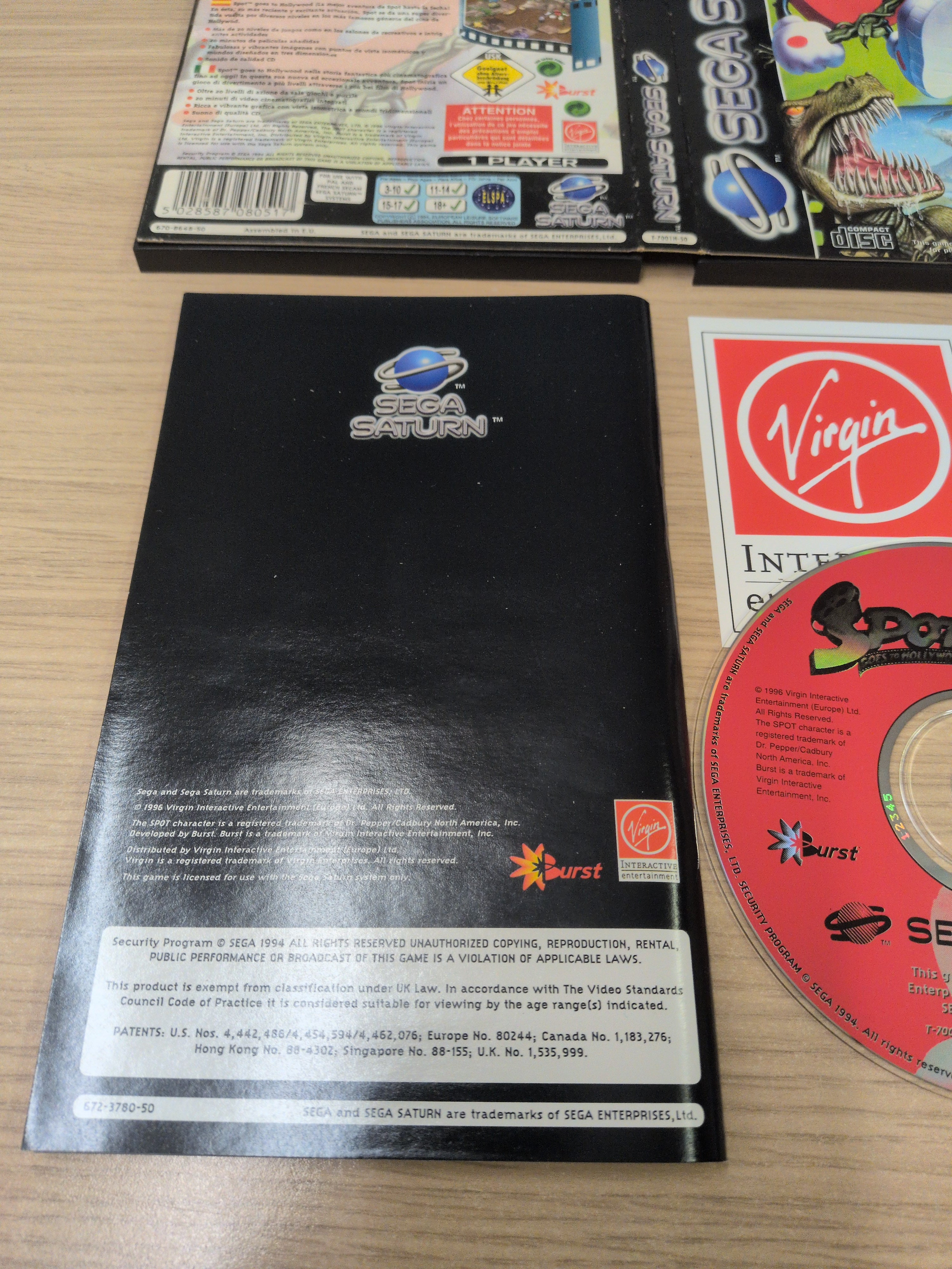 Spot Goes To Hollywood Sega Saturn game