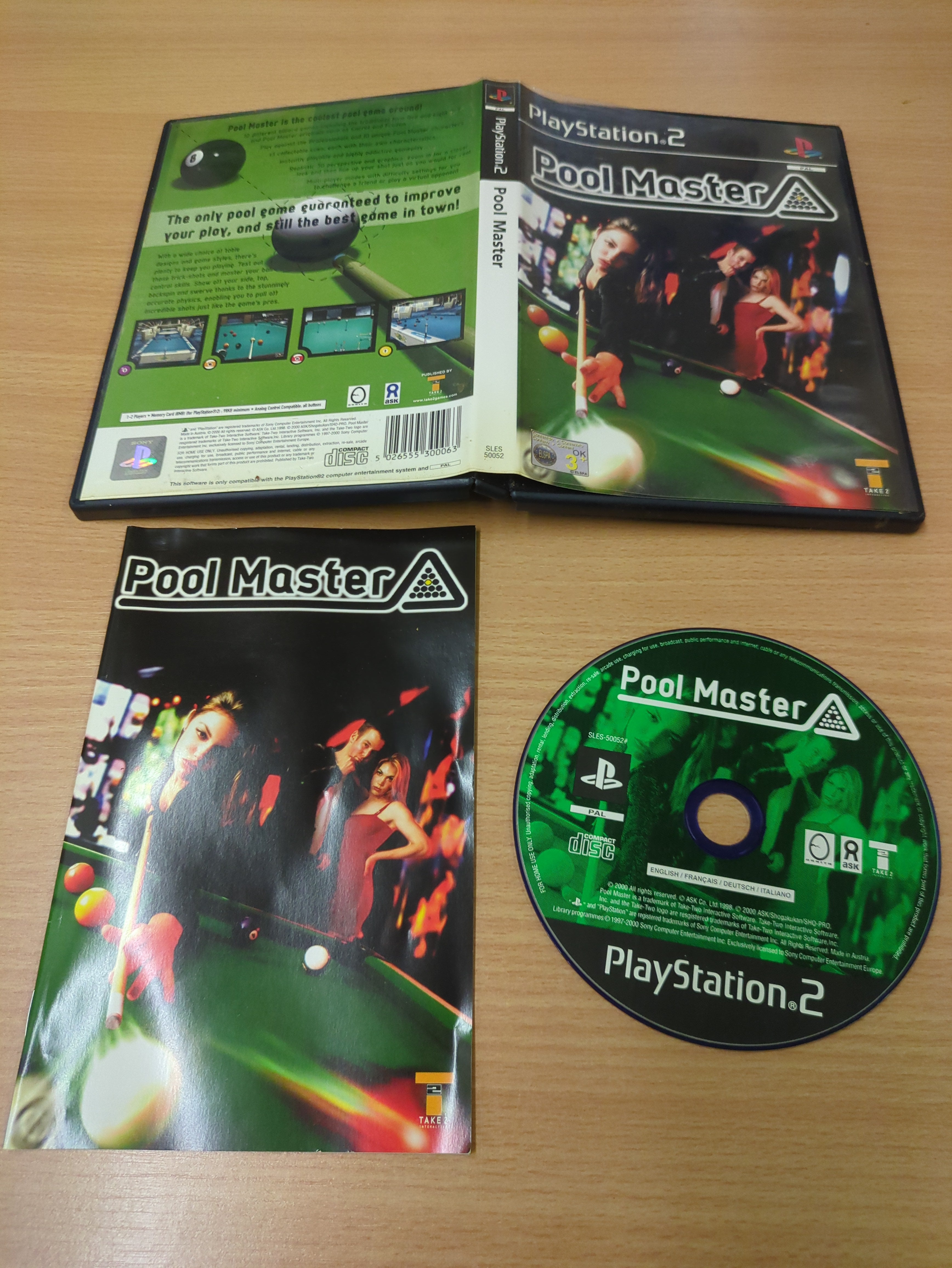 Pool Ps2 Pool Master Sony PS2 game – retro game store uk - 8BitBeyond.com