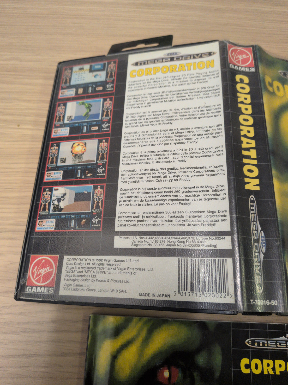 Corporation Sega Mega Drive game