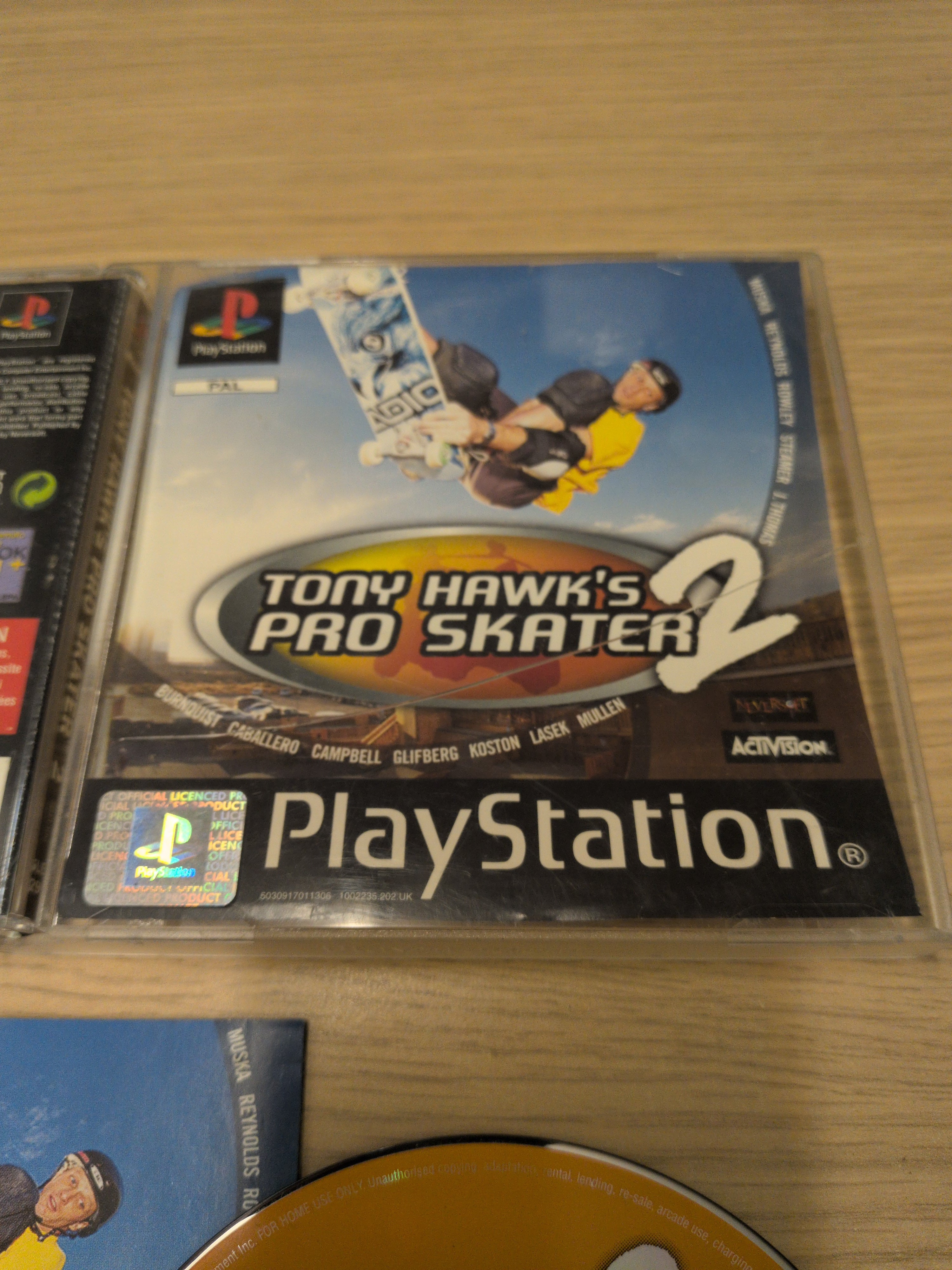 Tony Hawk's Pro Skater 2 Sony PS1 game