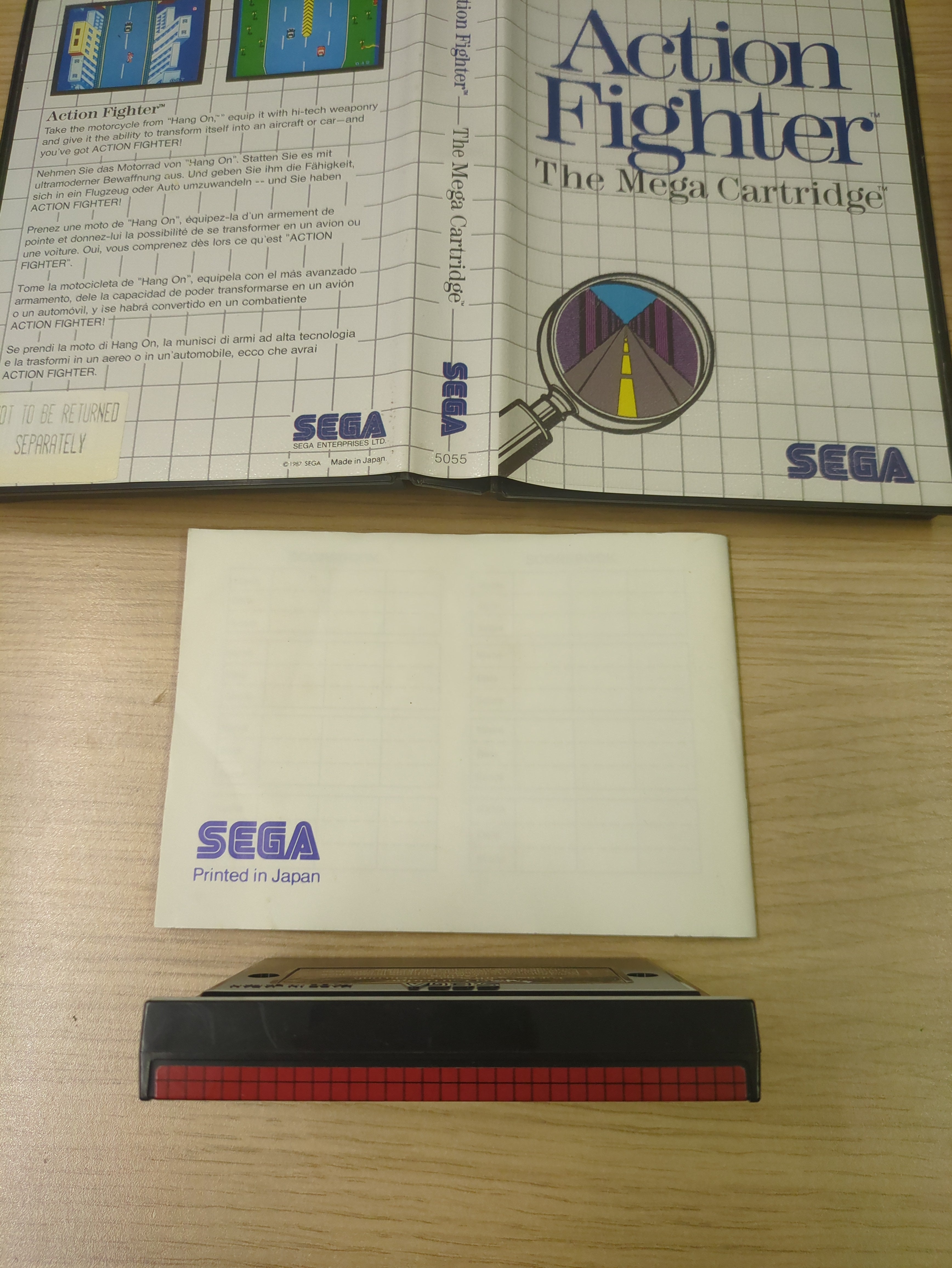 Action Fighter Sega Master System game