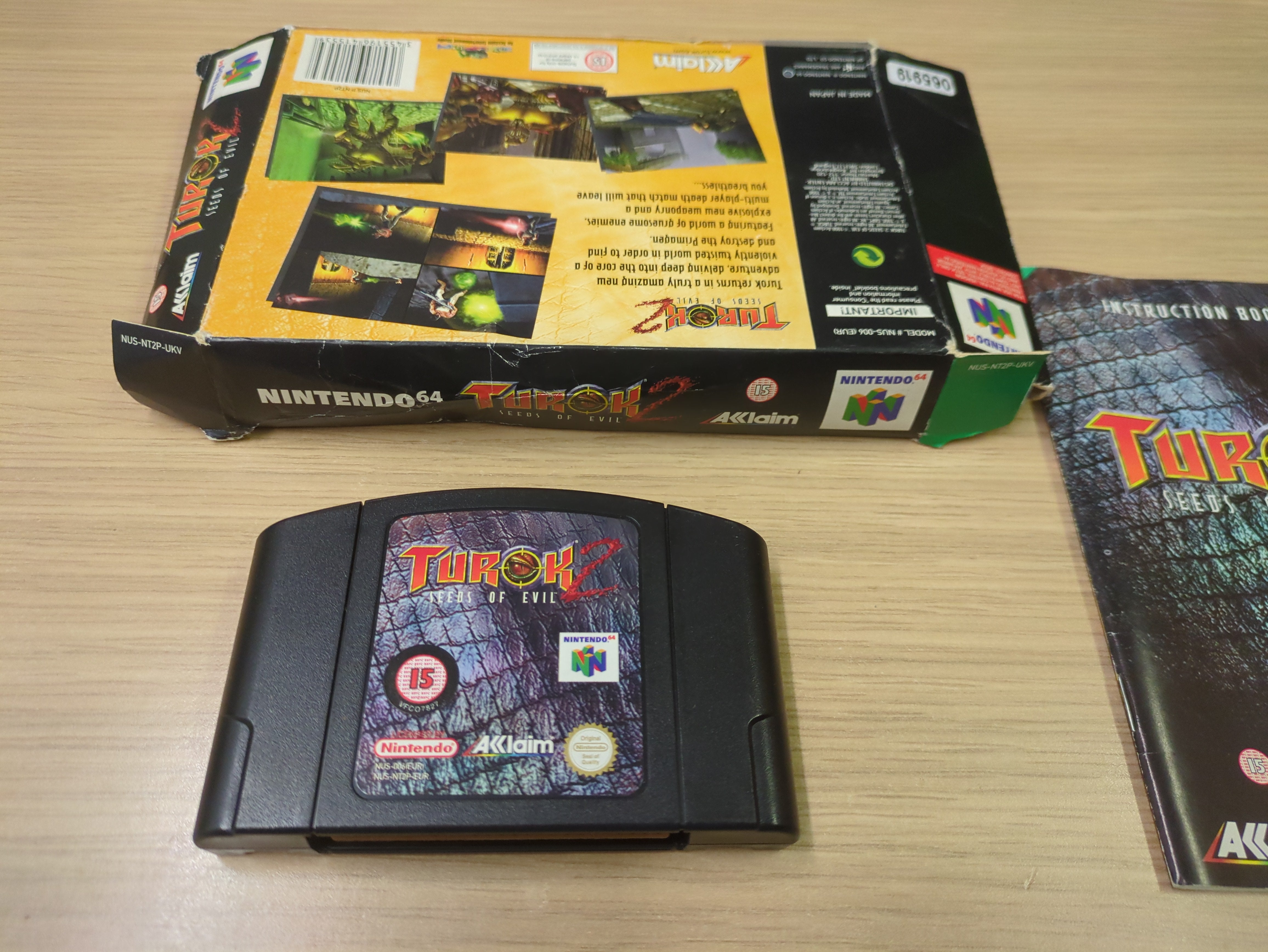 Turok 2: Seeds of Evil Nintendo N64 game Boxed