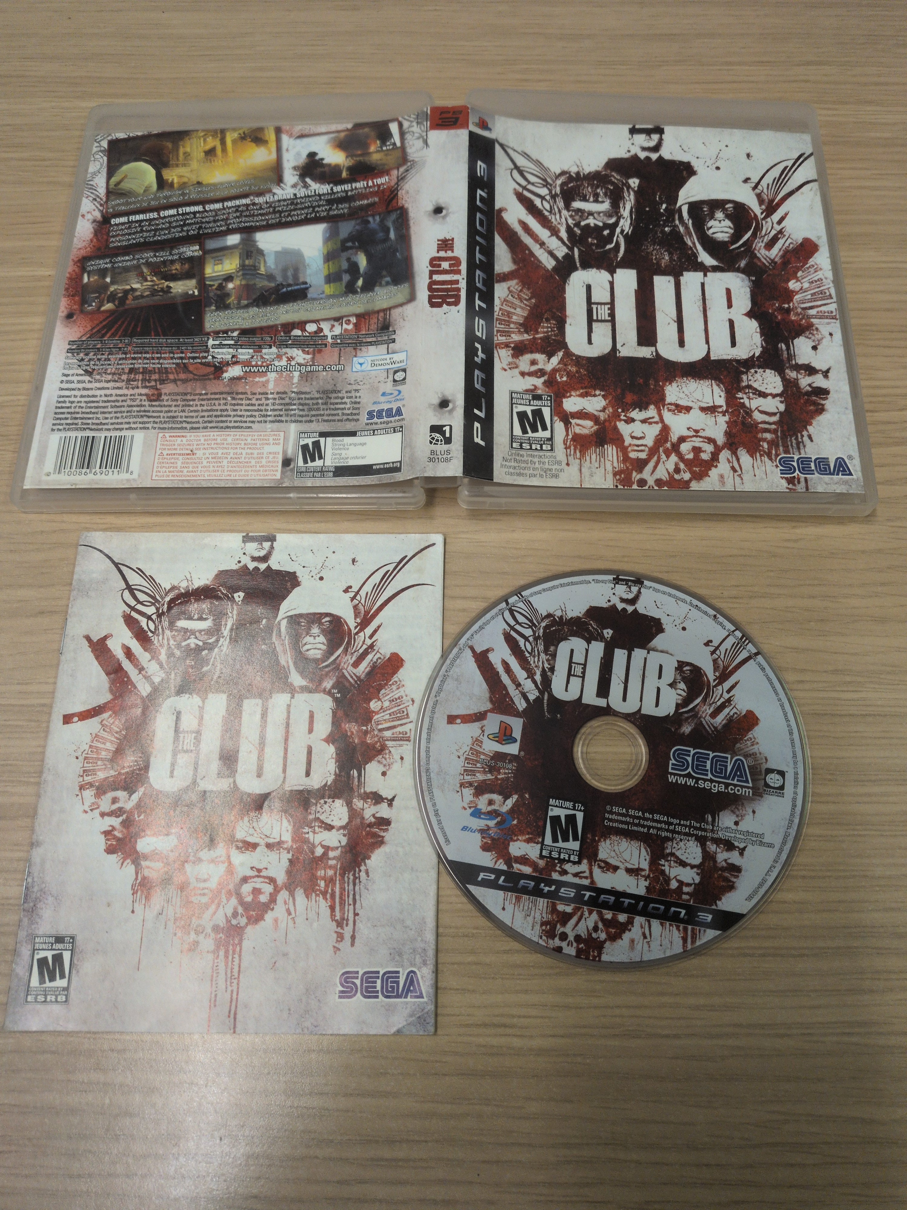 The Club NTSC Sony PS3 game