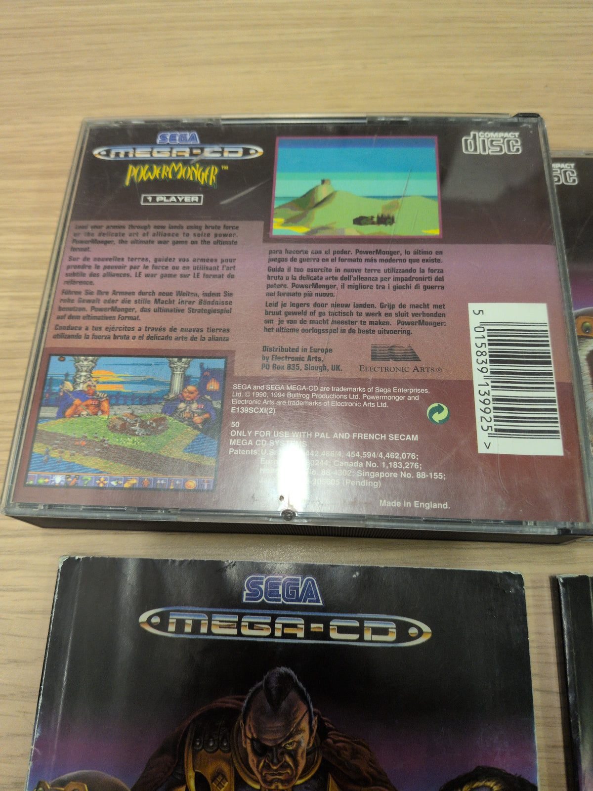 Powermonger Sega Mega-CD game
