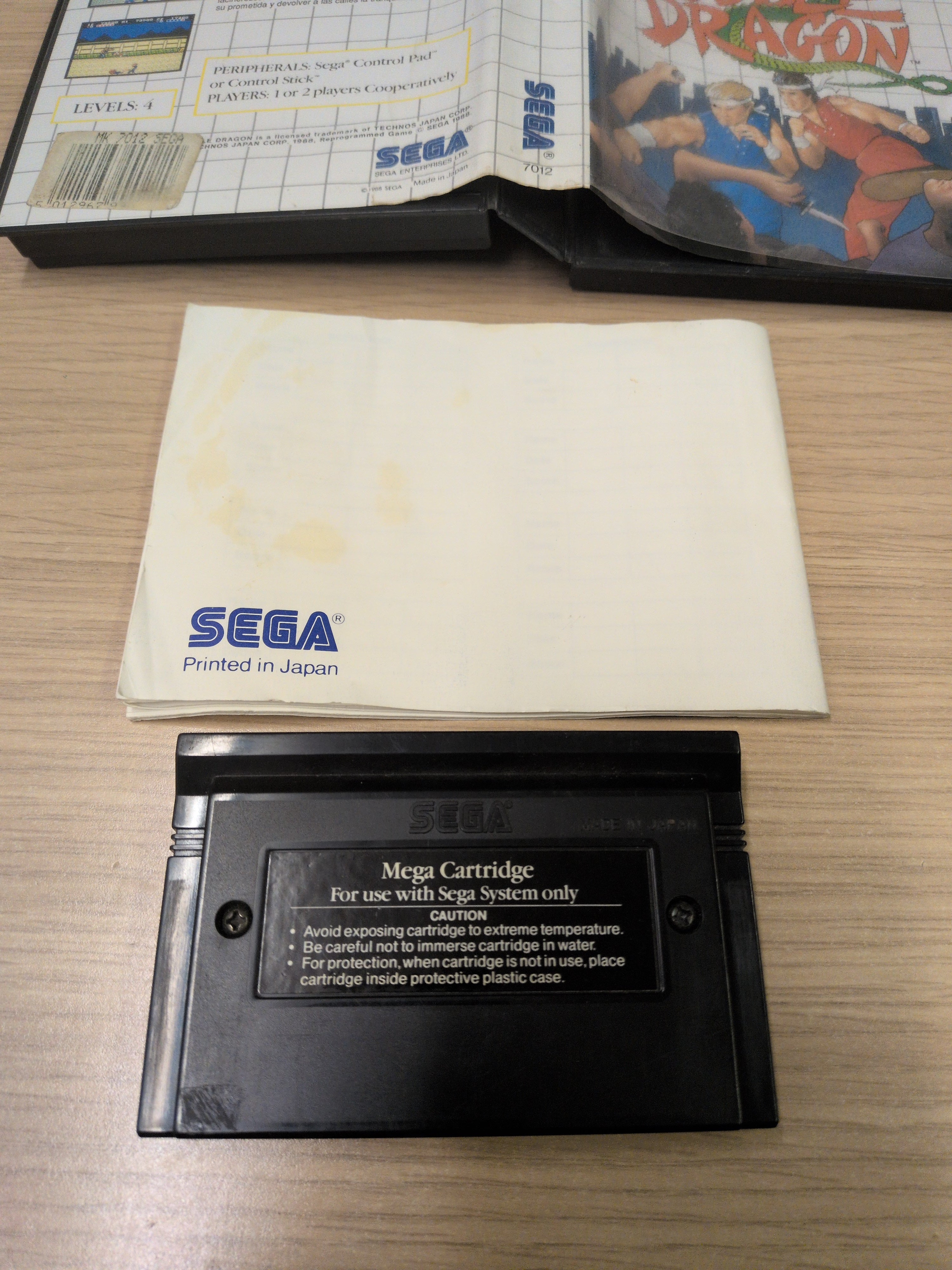 Double Dragon Sega Master System game