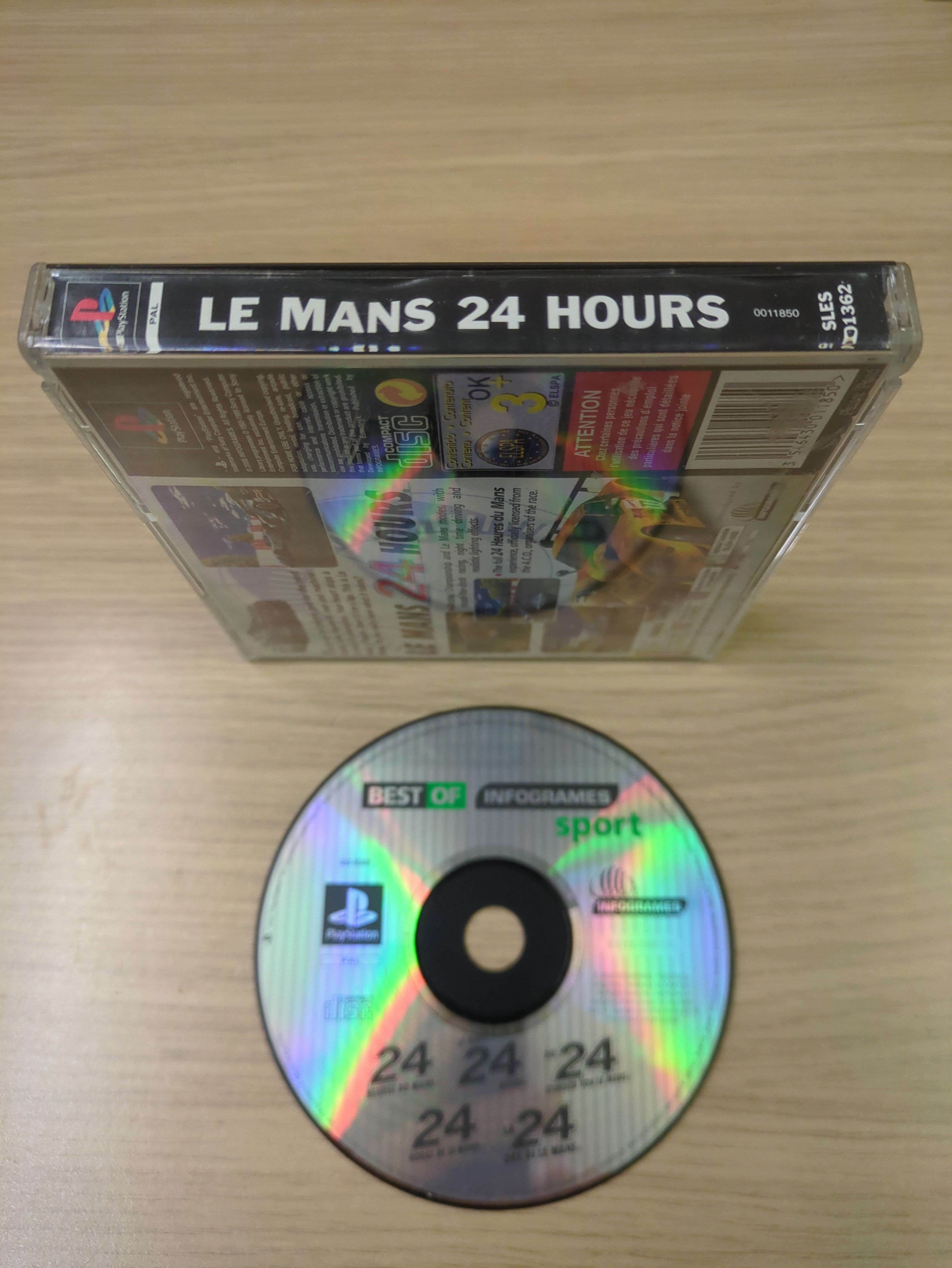 Le Mans 24 Hours Sony PS1 game