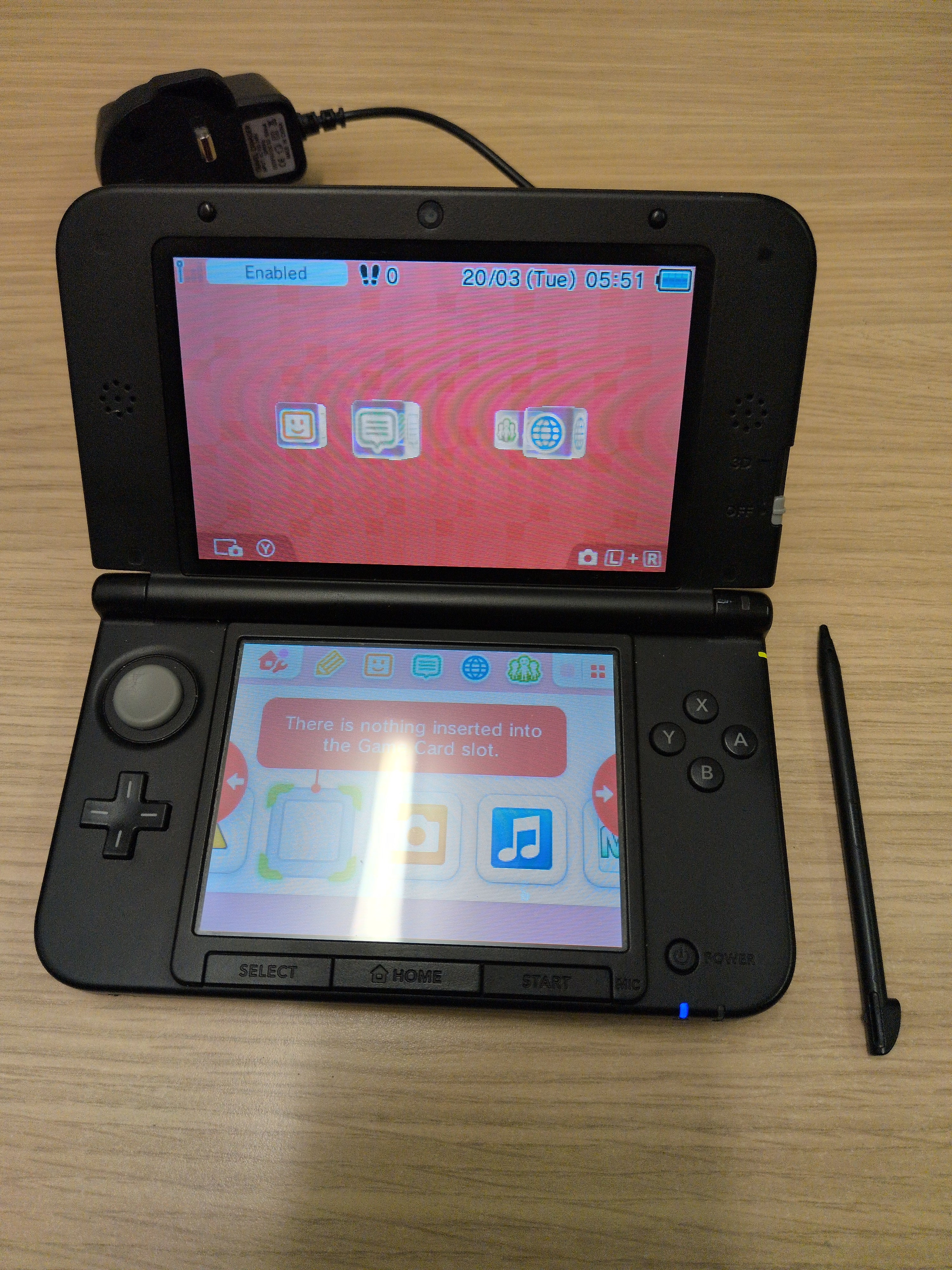 Nintendo 3DS XL Red/Black Handheld Console
