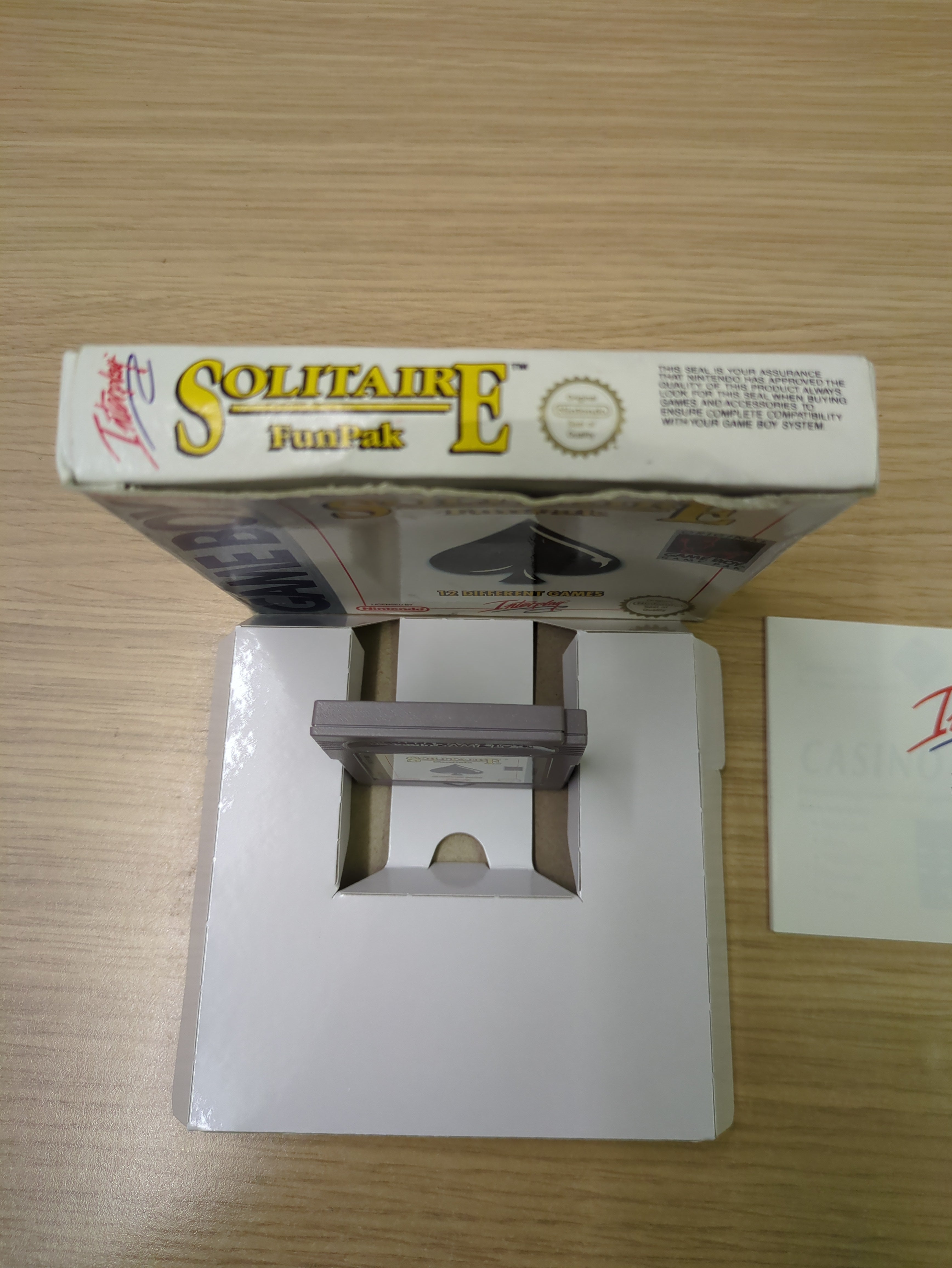 Solitaire FunPak Nintendo Game Boy