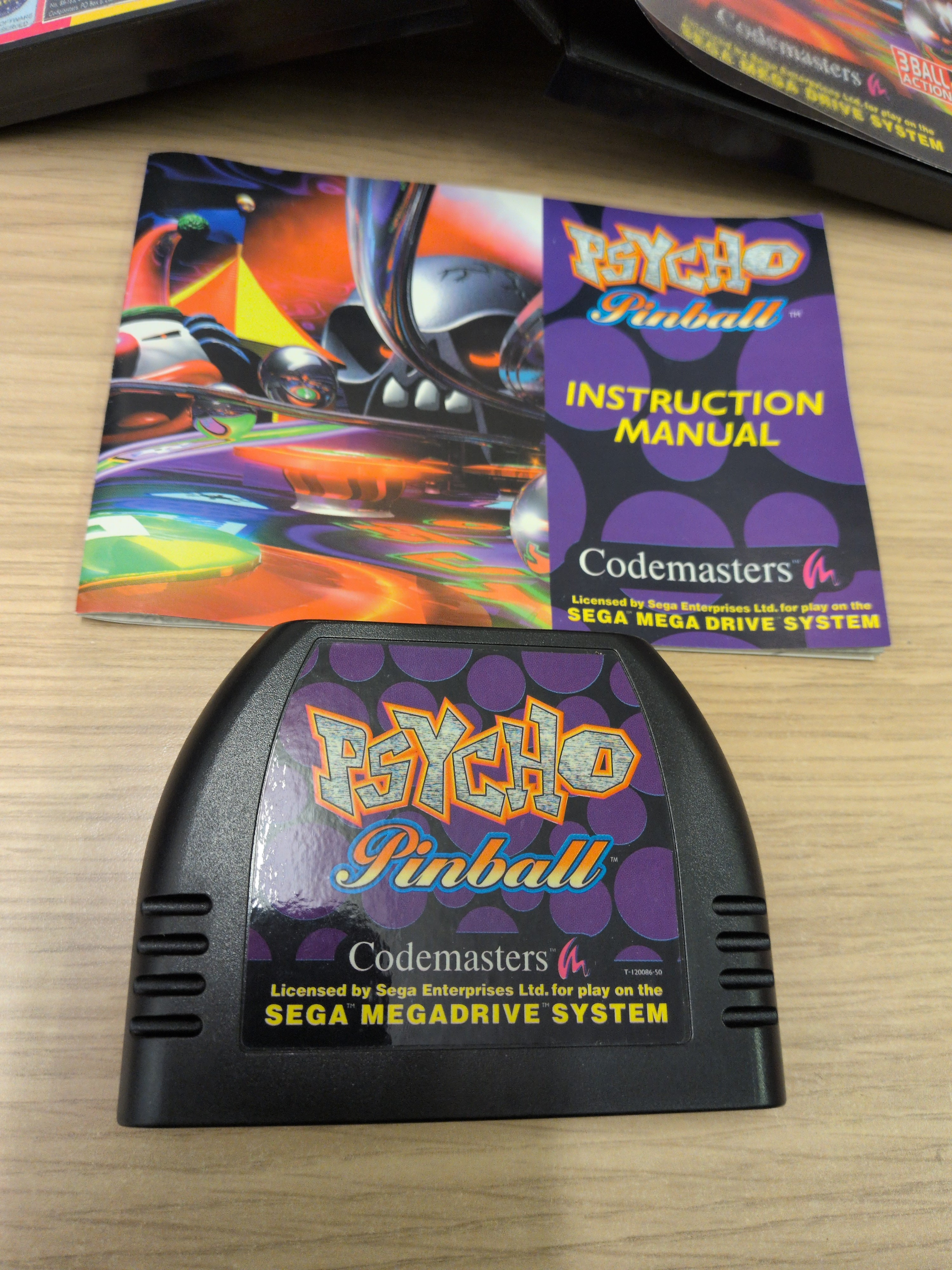 Psycho Pinball Sega Mega Drive game