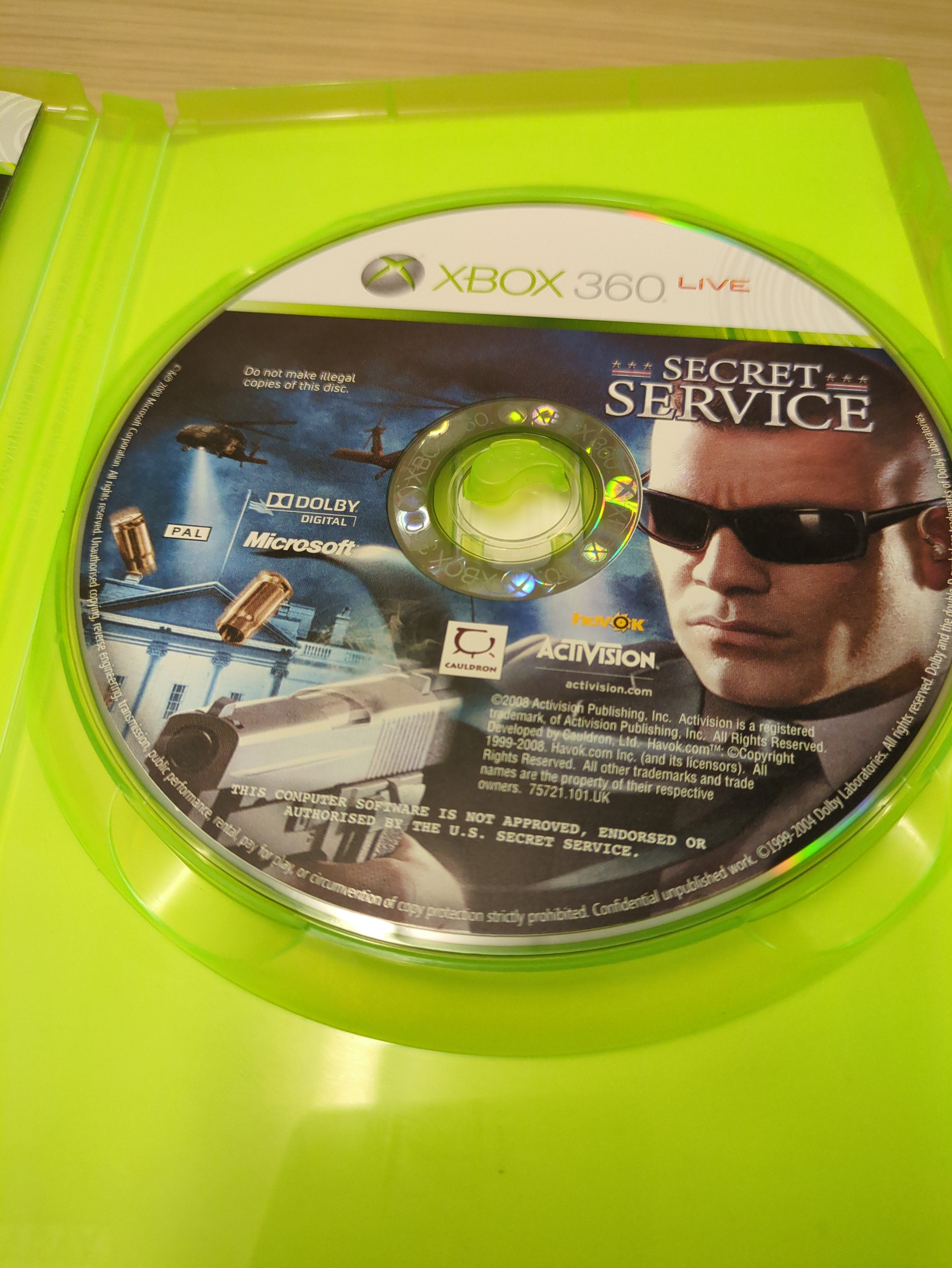 Secret Service Xbox 360 game