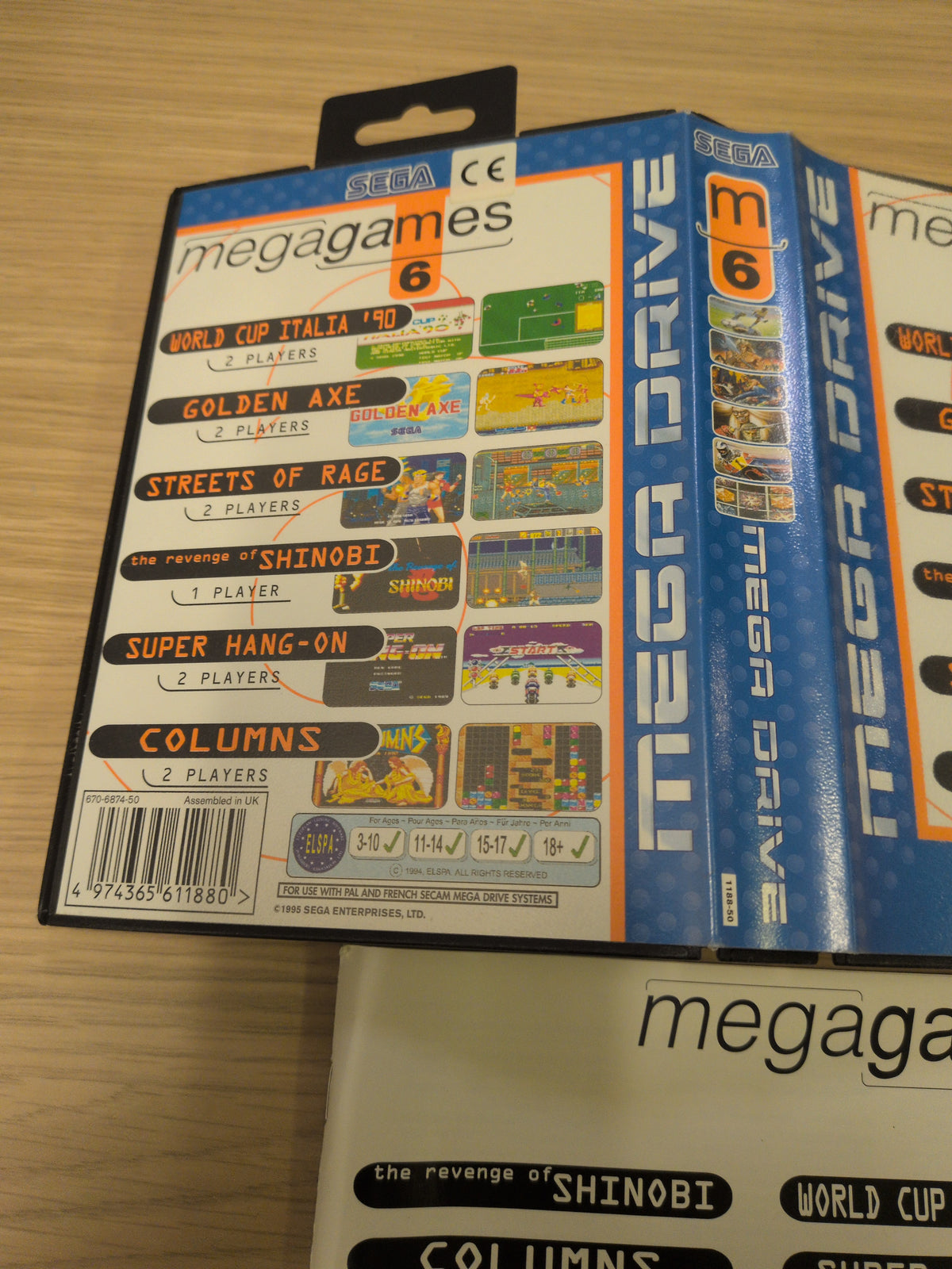 Mega Games 6 Sega Mega Drive game