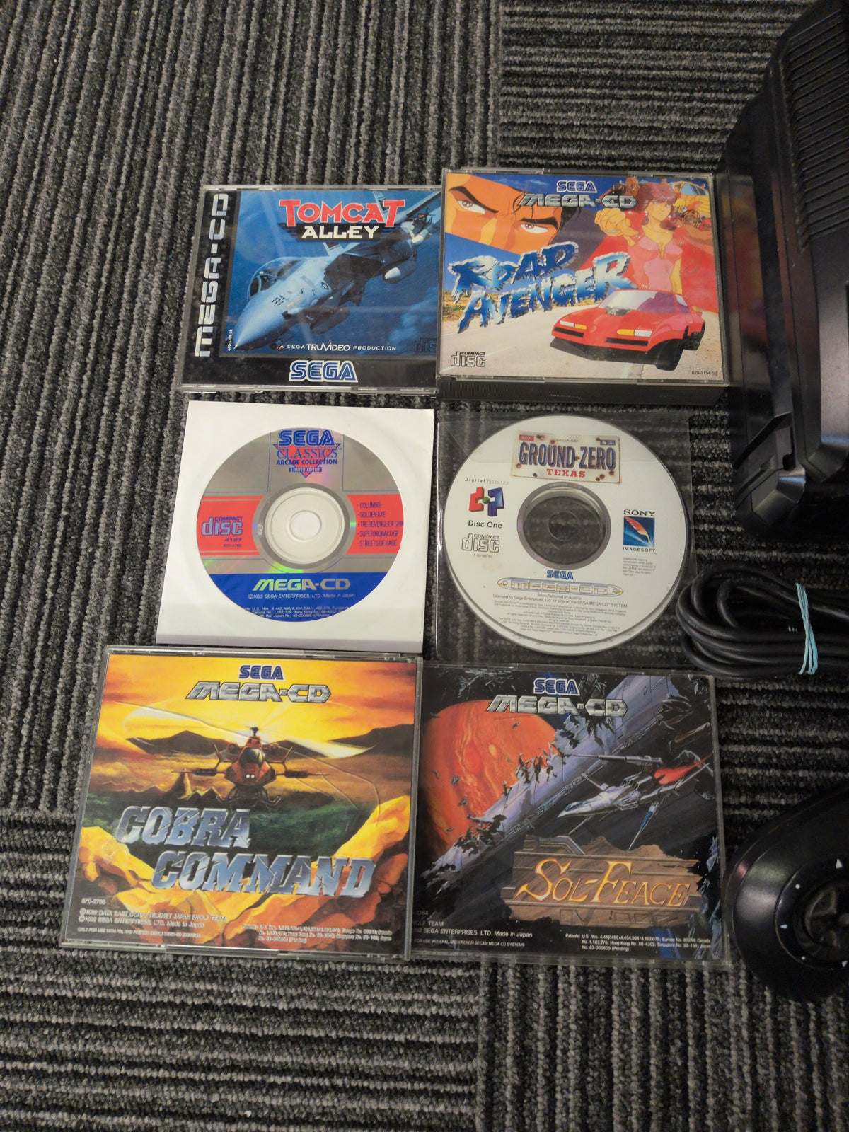 Sega Mega CD Console Bundle with 10 Games