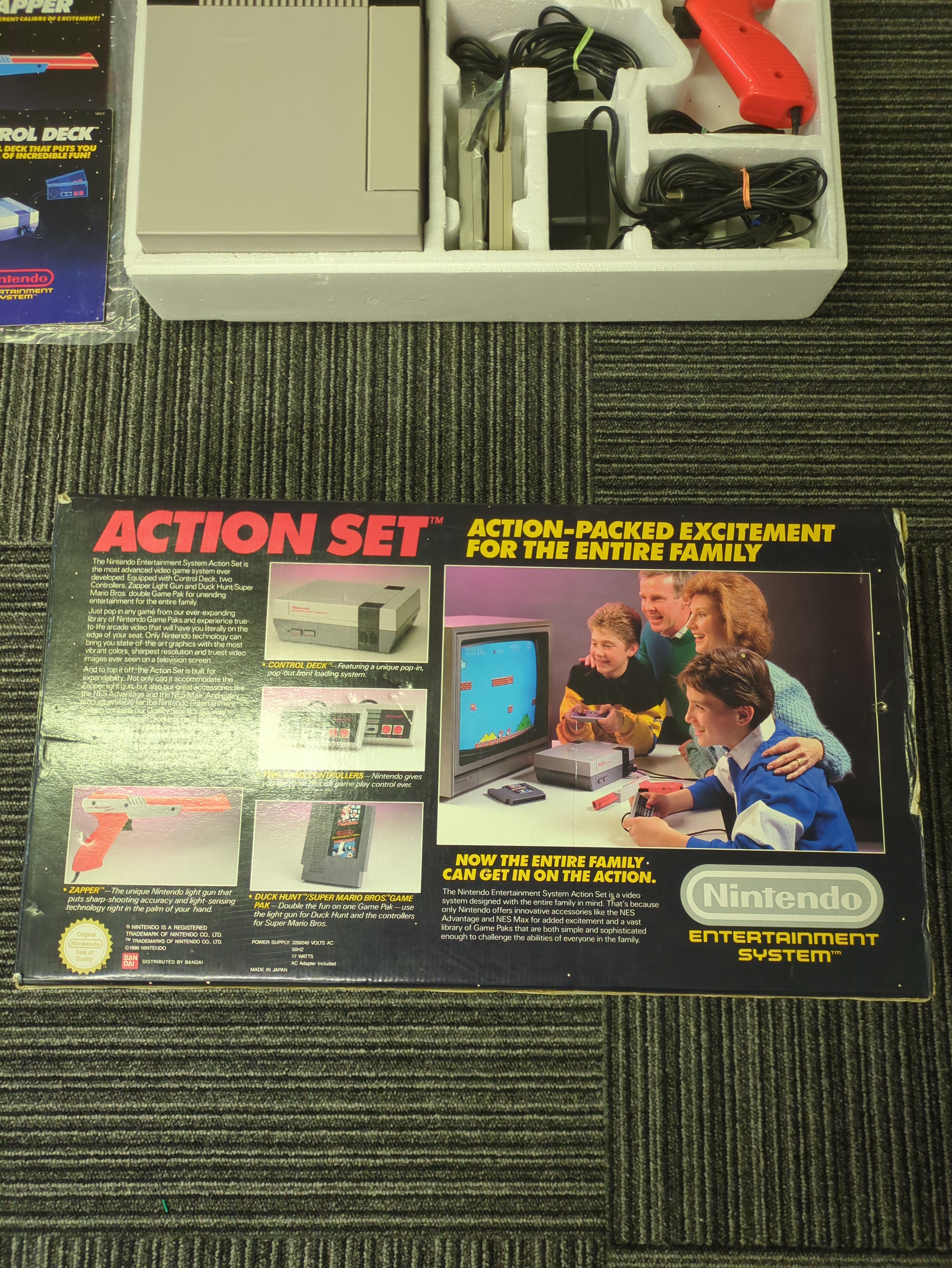 Nintendo Entertainment System Action Set Boxed Console