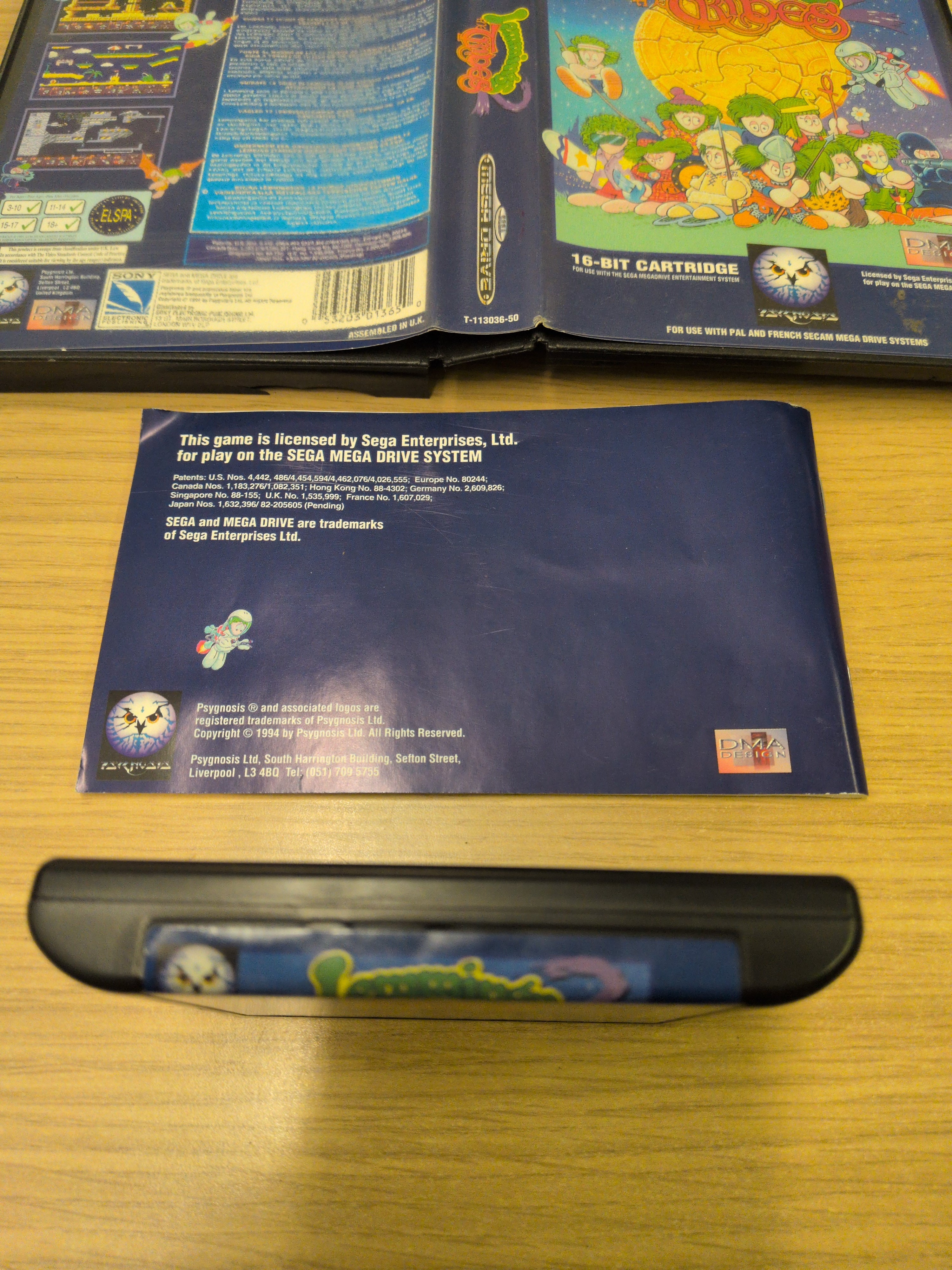 Lemmings 2: The Tribes Sega Mega Drive game