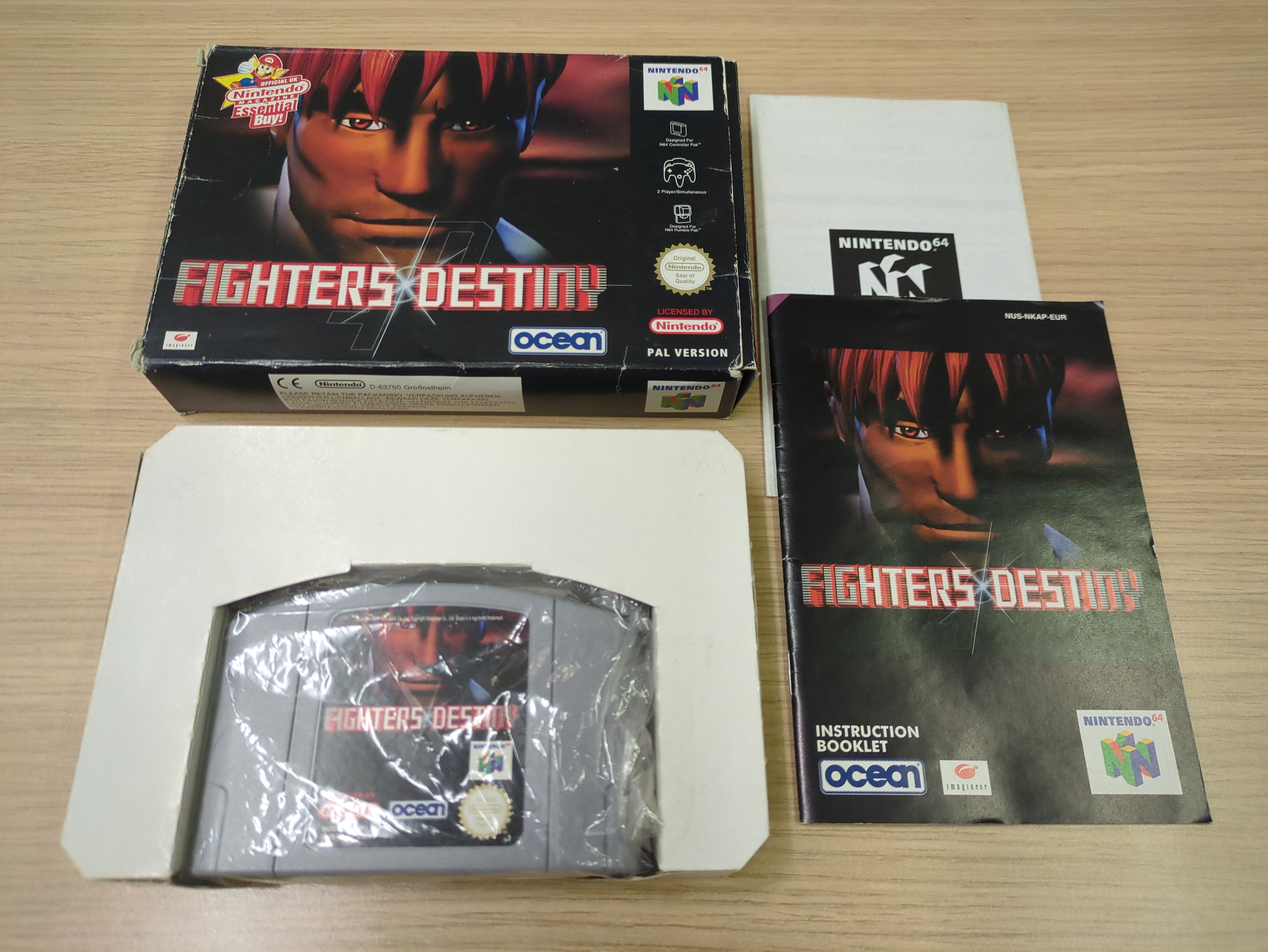 Fighters Destiny Nintendo N64 game Boxed