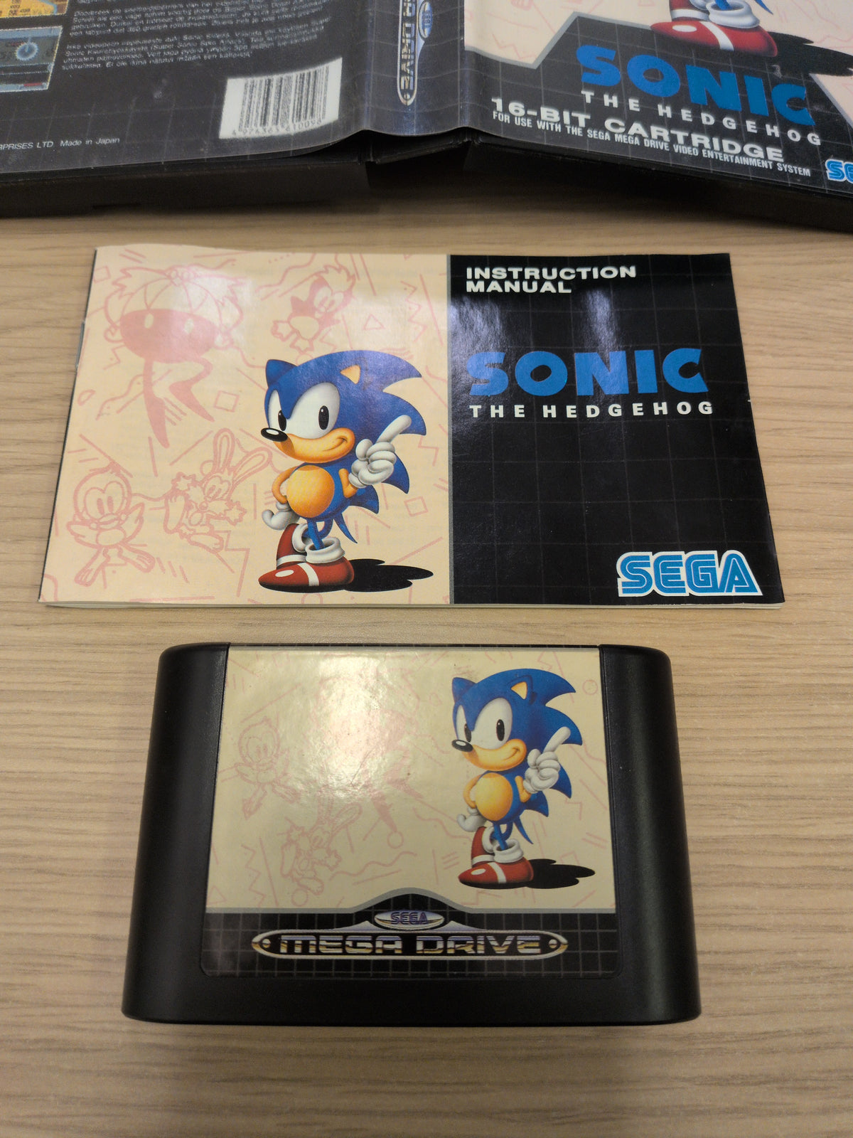 Sonic The Hedgehog Sega Mega Drive game