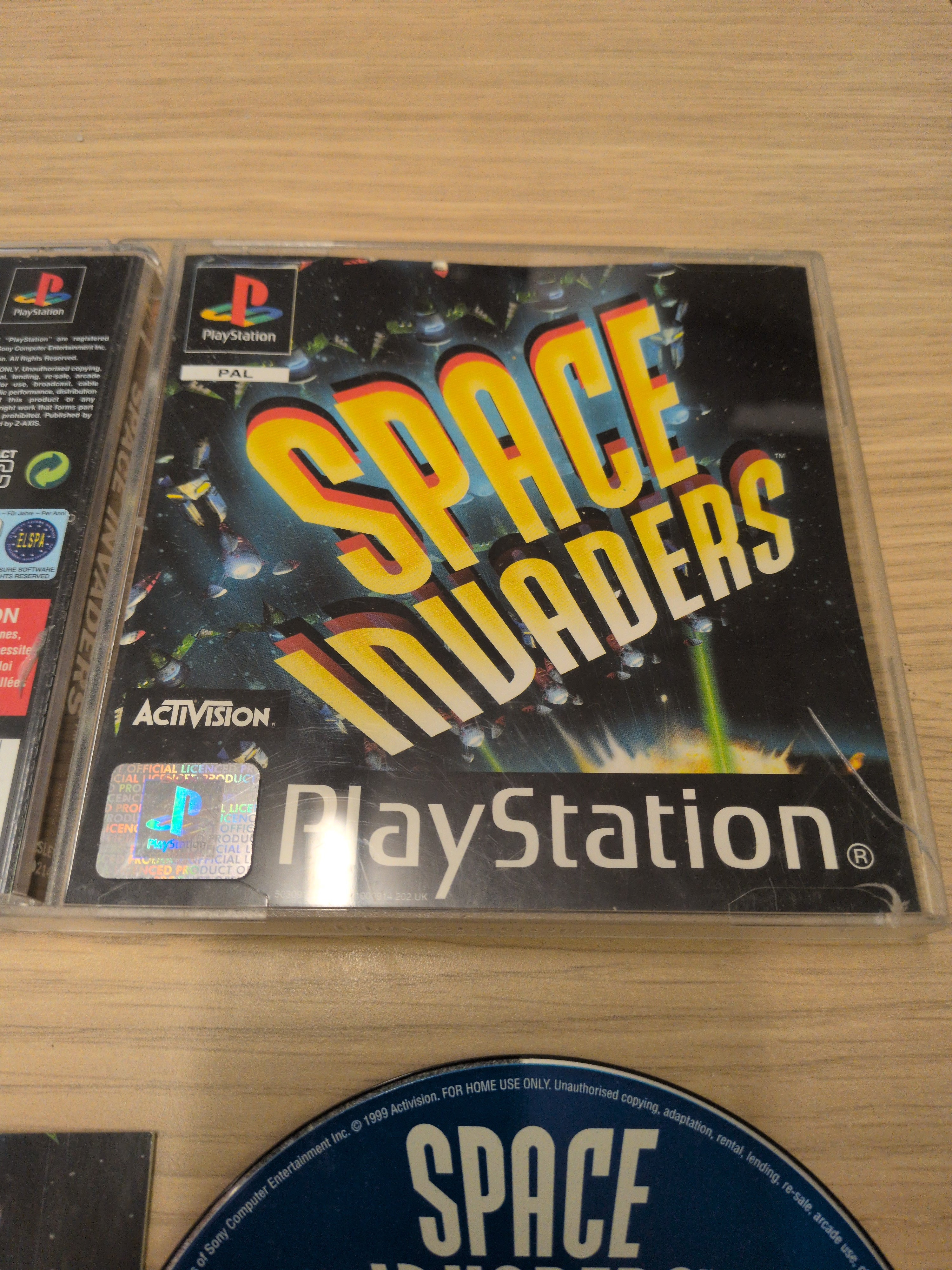 Space Invaders Sony PS1 game