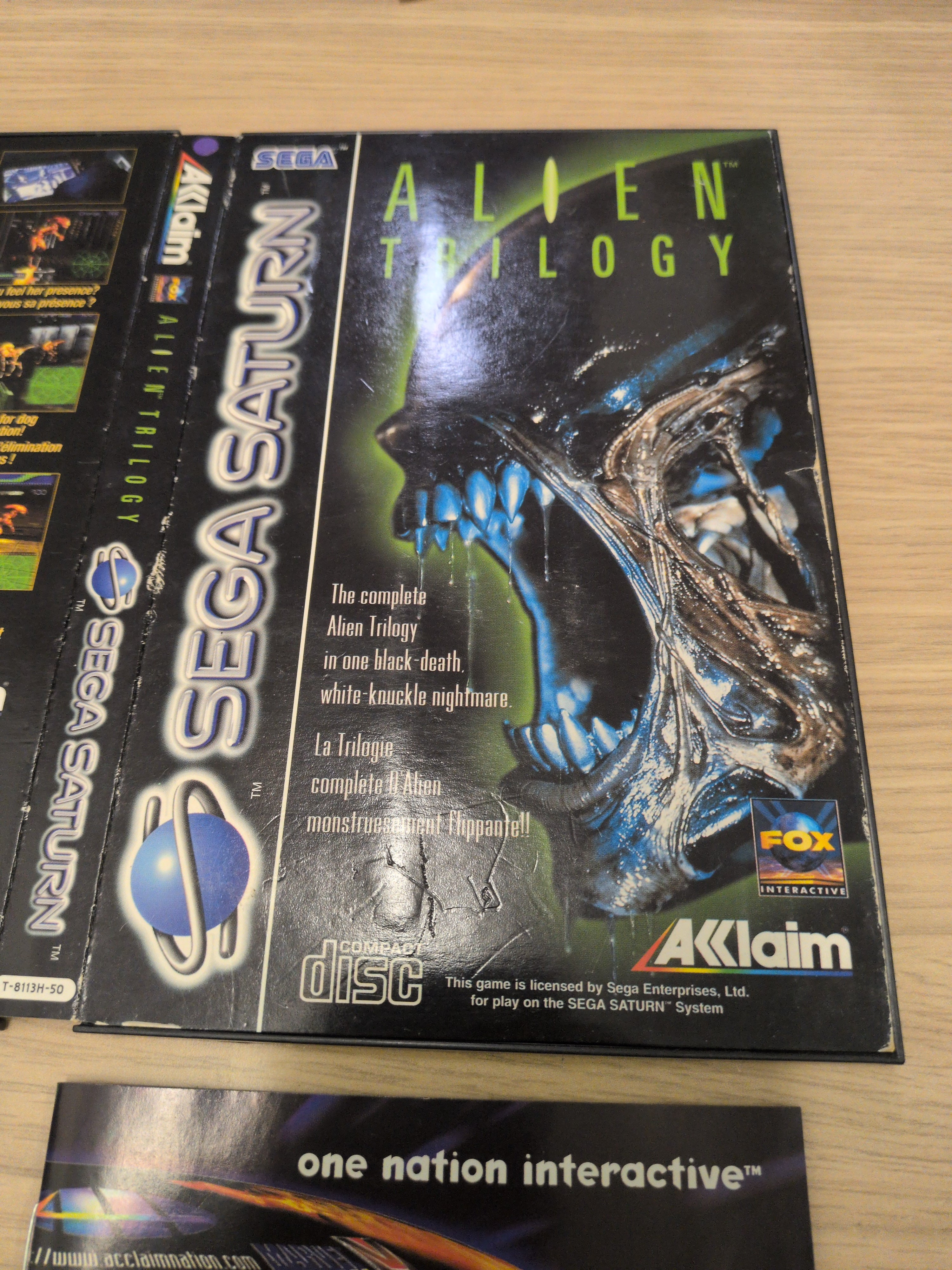 Alien Trilogy Sega Saturn game