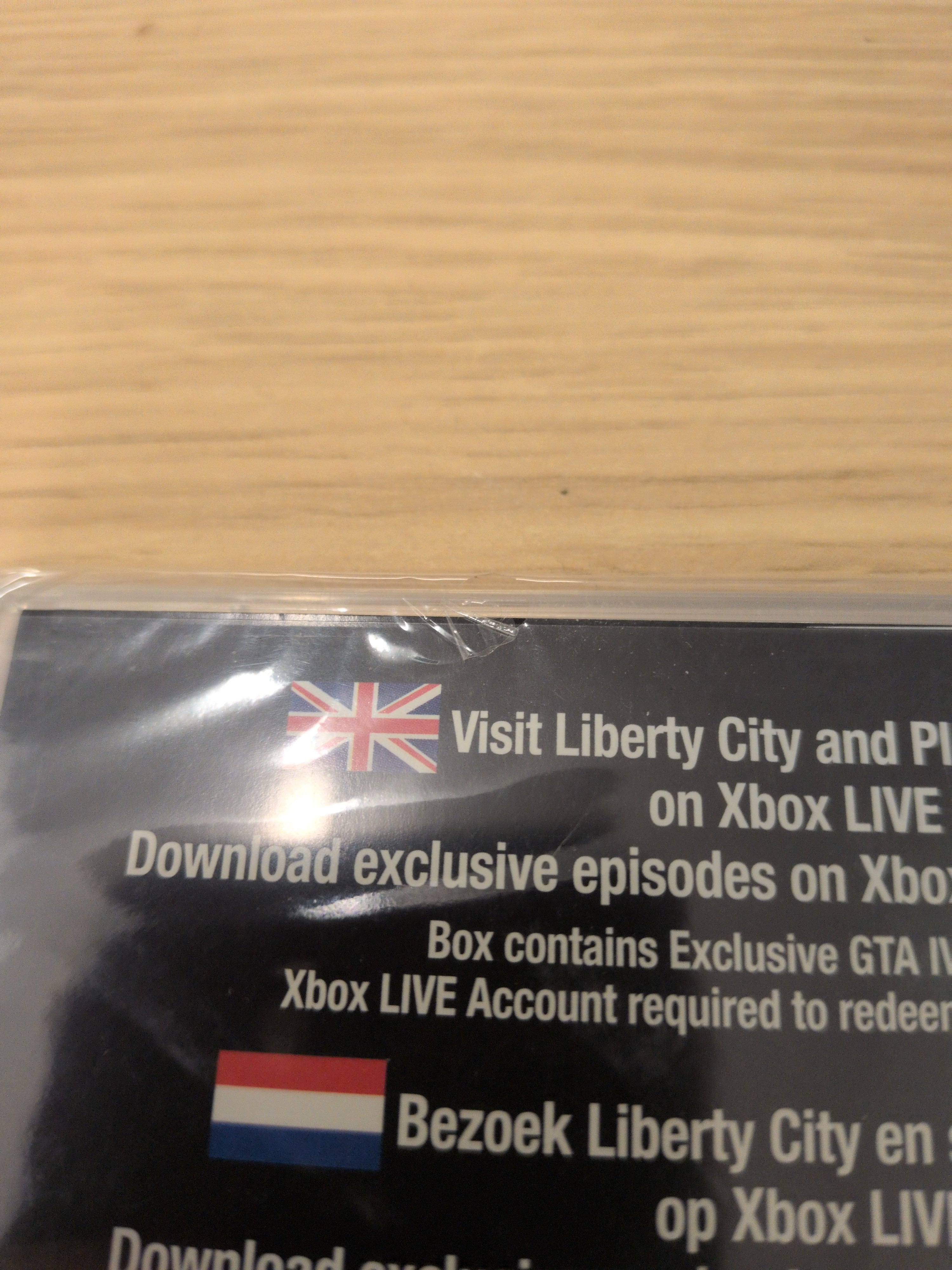 Grand Theft Auto IV Xbox 360 game Sealed