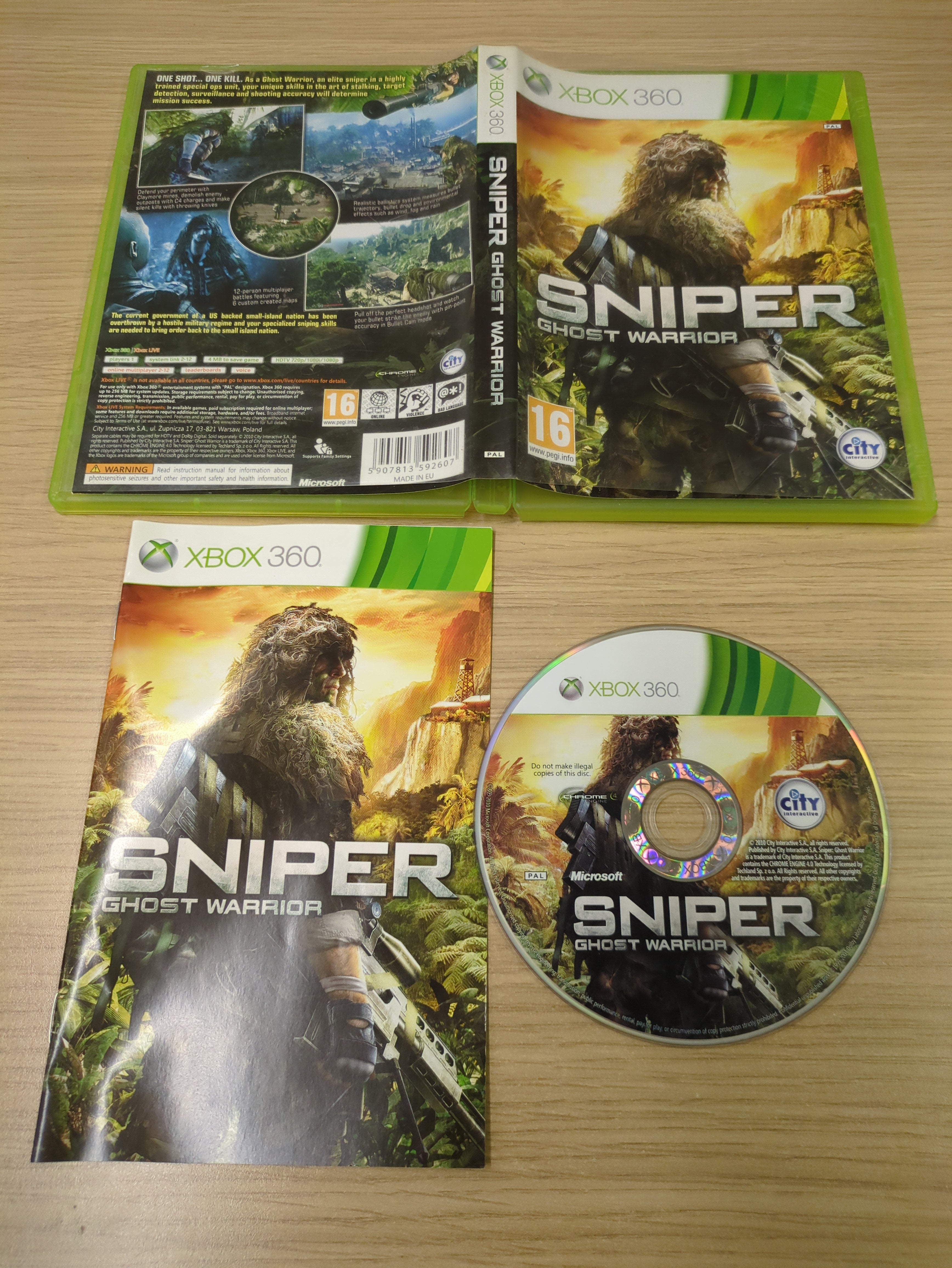 Sniper Ghost Warrior Xbox 360 game