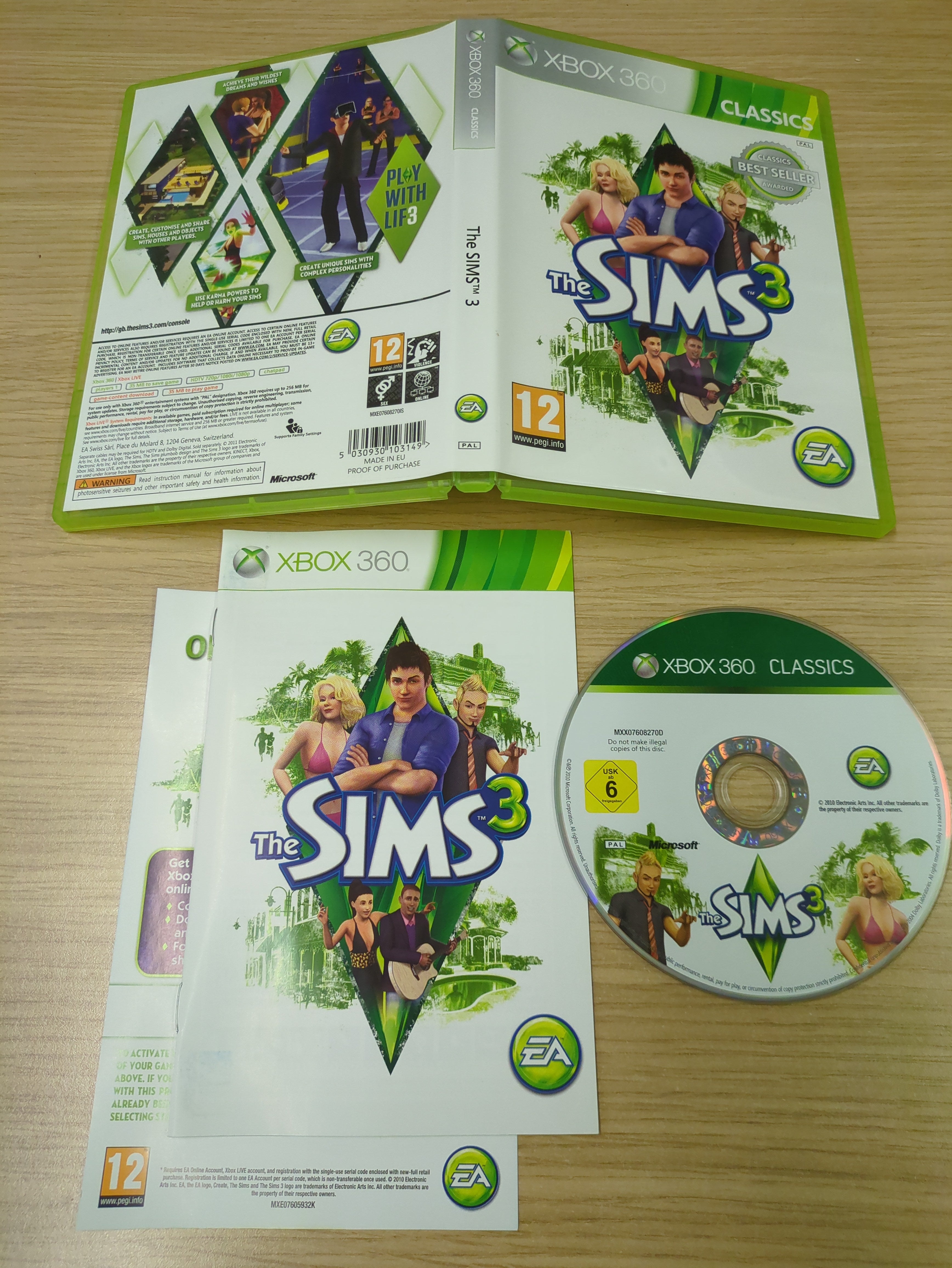 The Sims 3 Xbox 360 Classics game