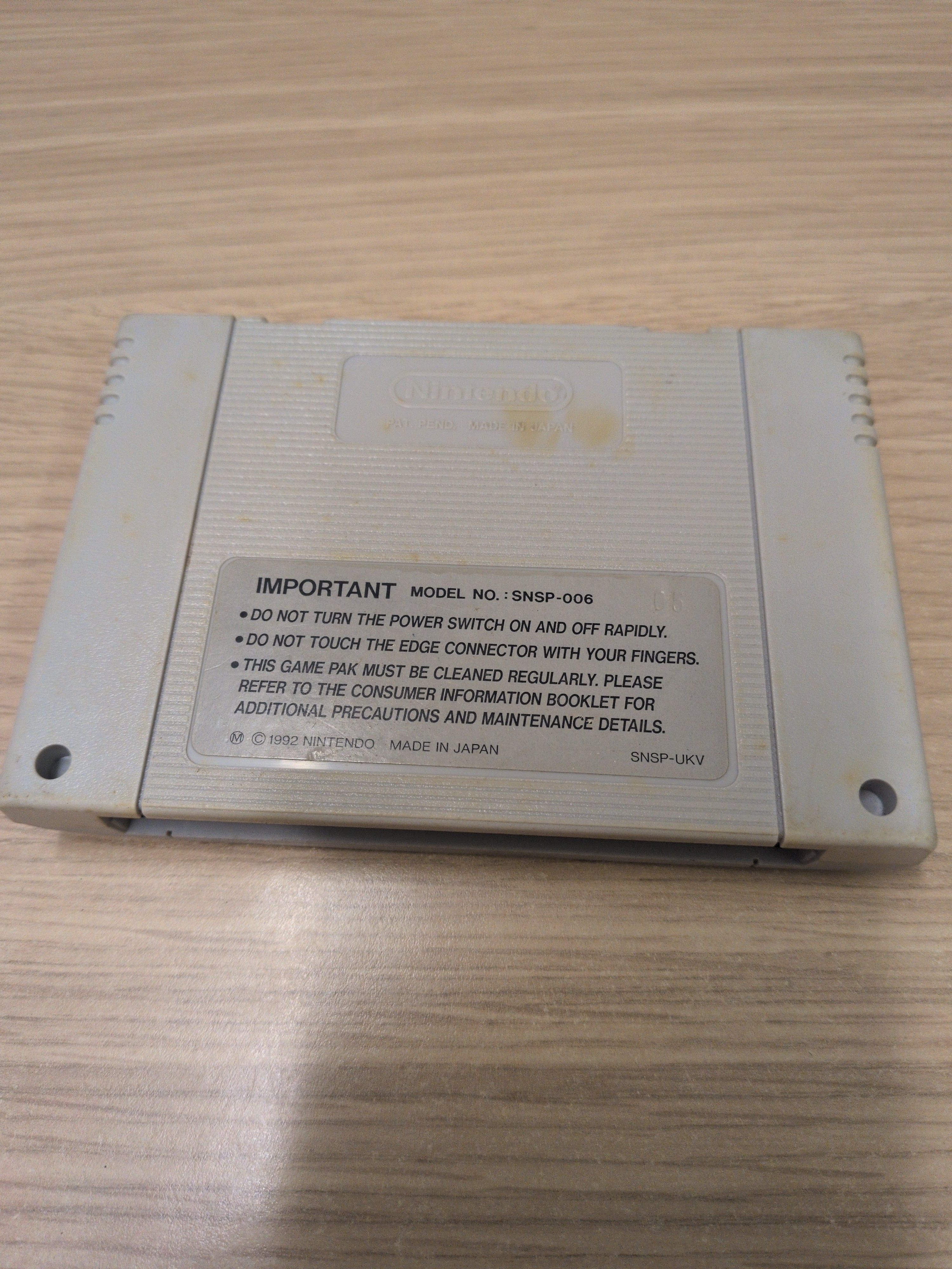 Street Fighter II Super Nintendo SNES game Cart Only