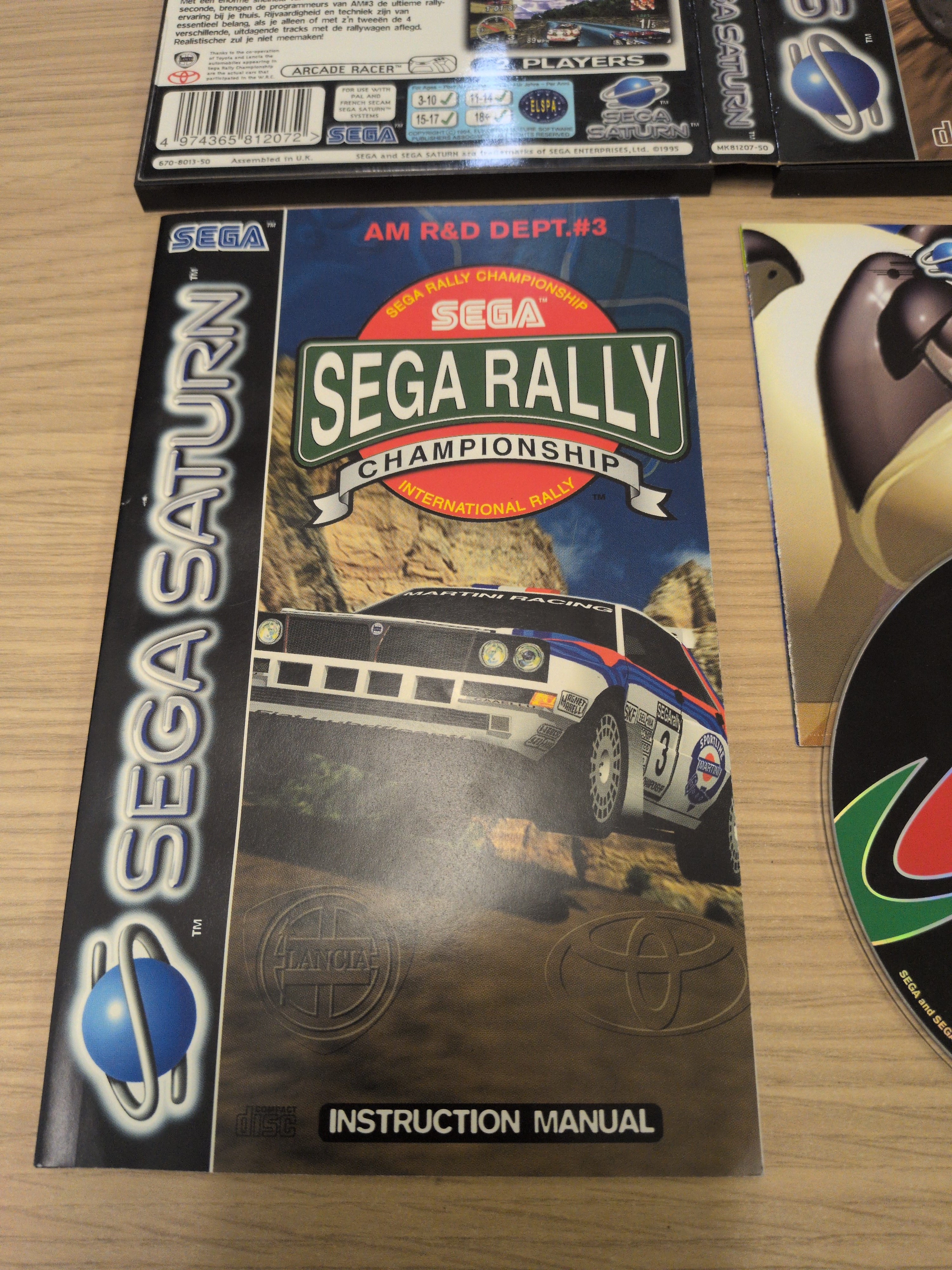 Sega Rally Championship Sega Saturn game