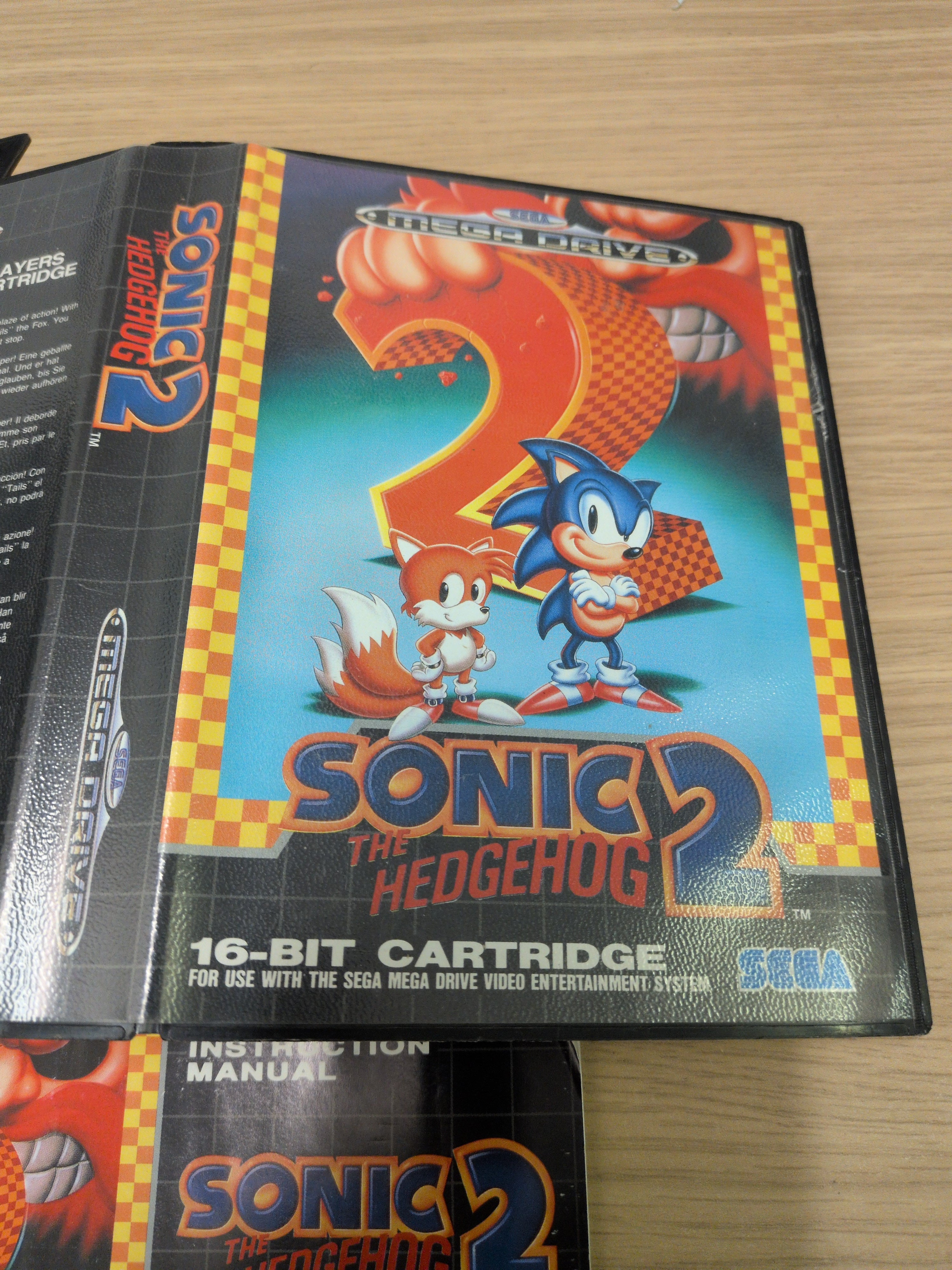 Sonic The Hedgehog 2 Sega Mega Drive game