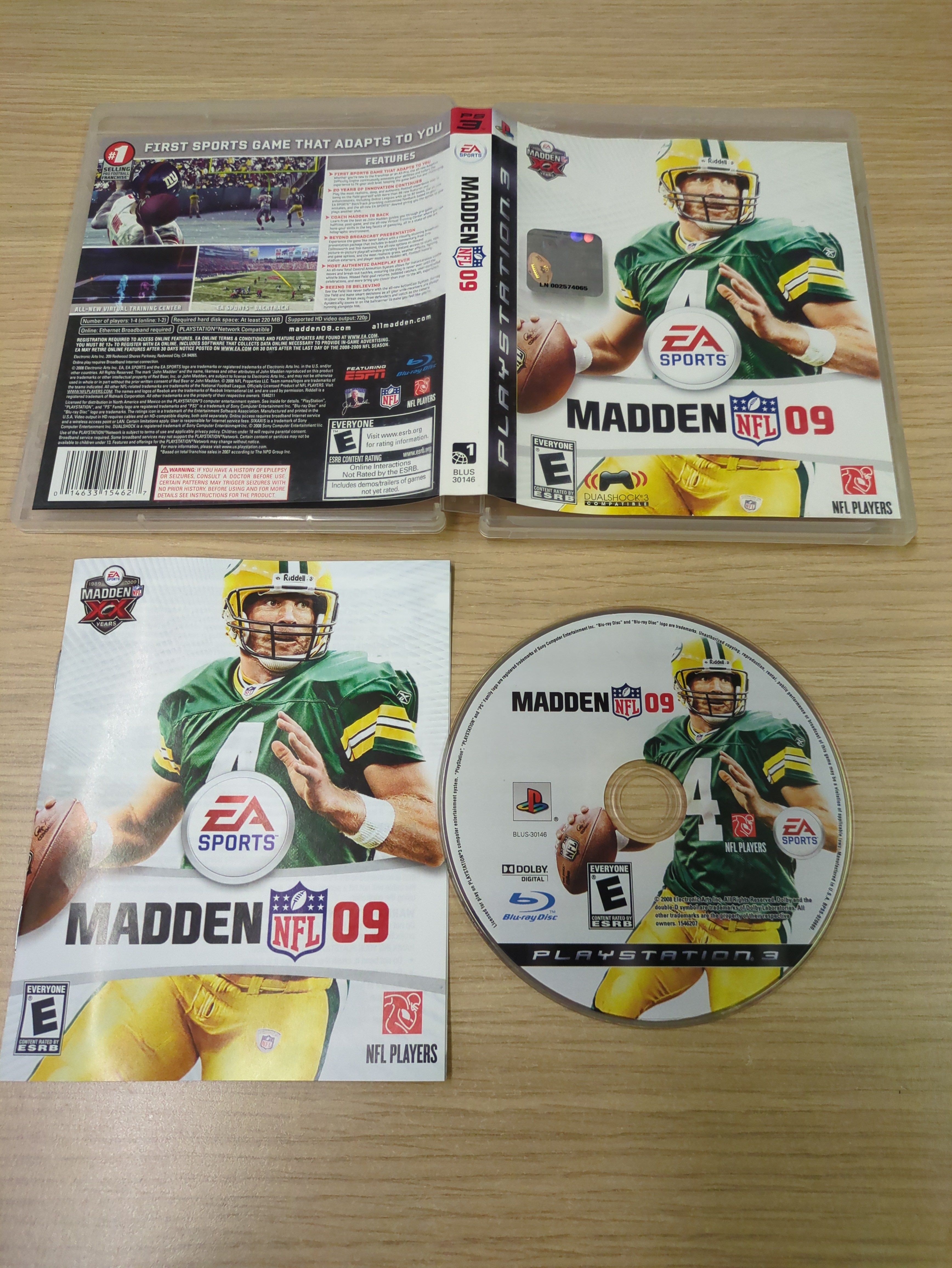 Madden NFL 09 NTSC Sony PS3 game