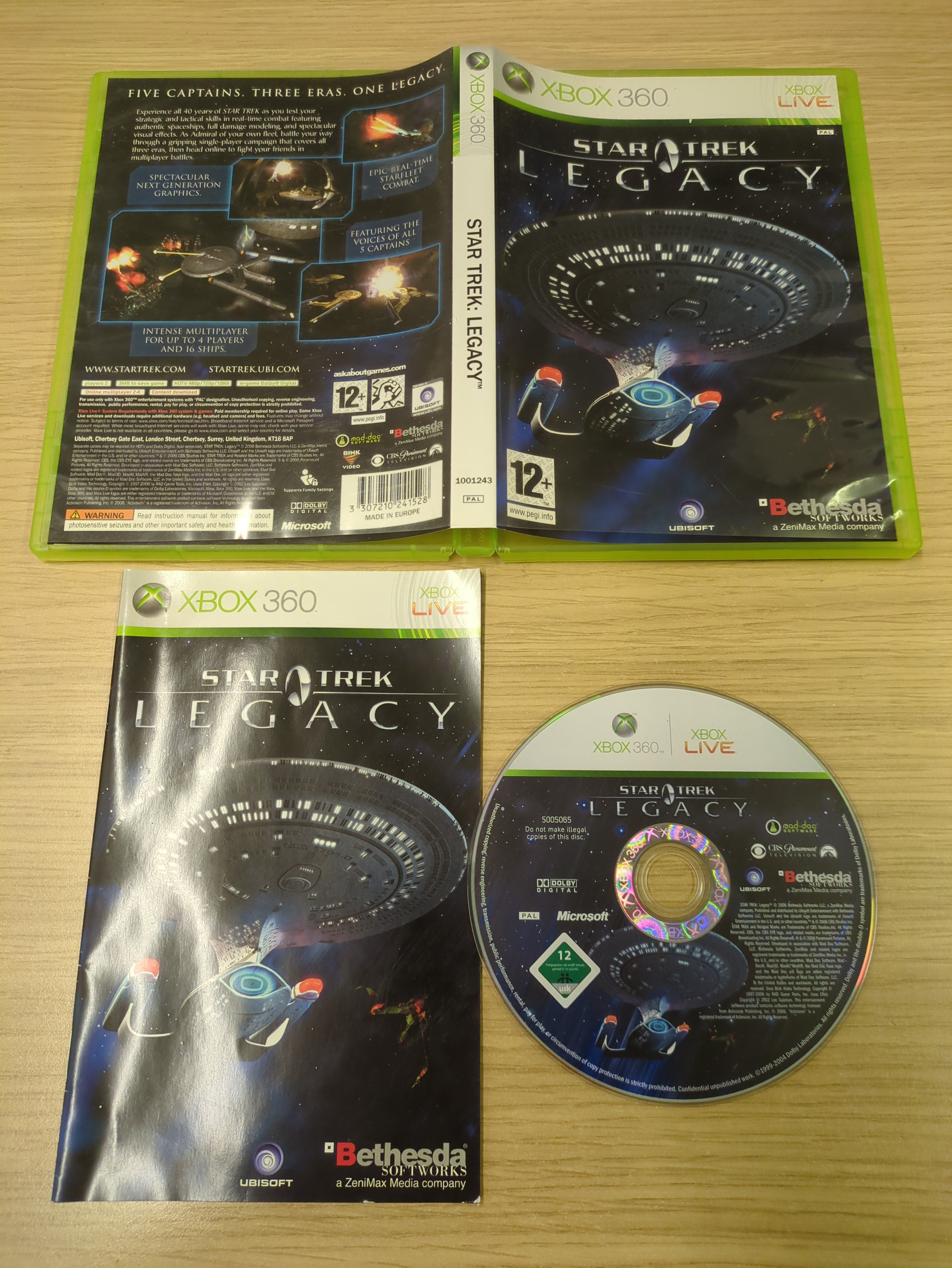 Star Trek: Legacy Xbox 360 game