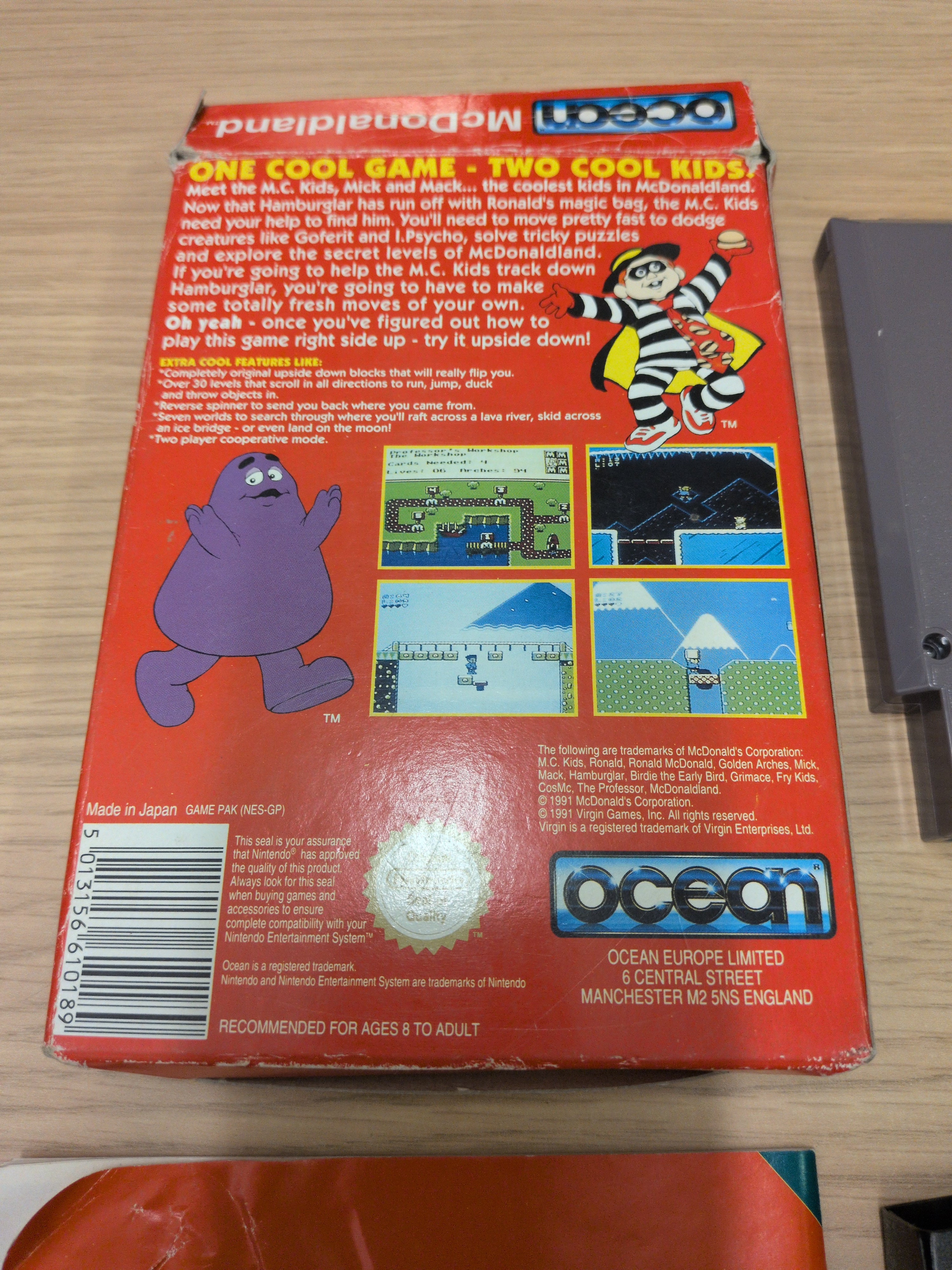 Mcdonaldland Nintendo NES game
