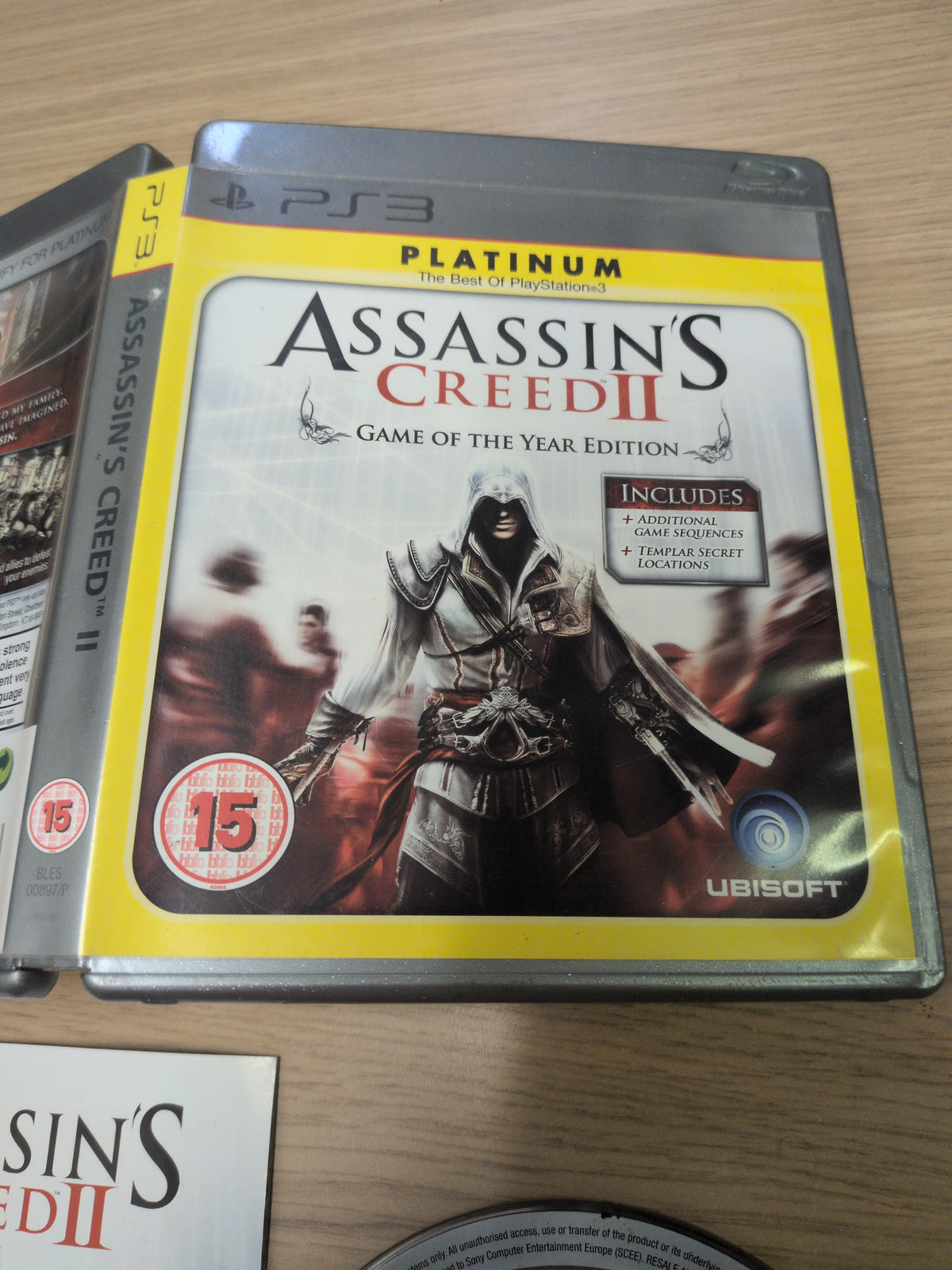 Assassin's Creed II Platinum Sony PS3 game