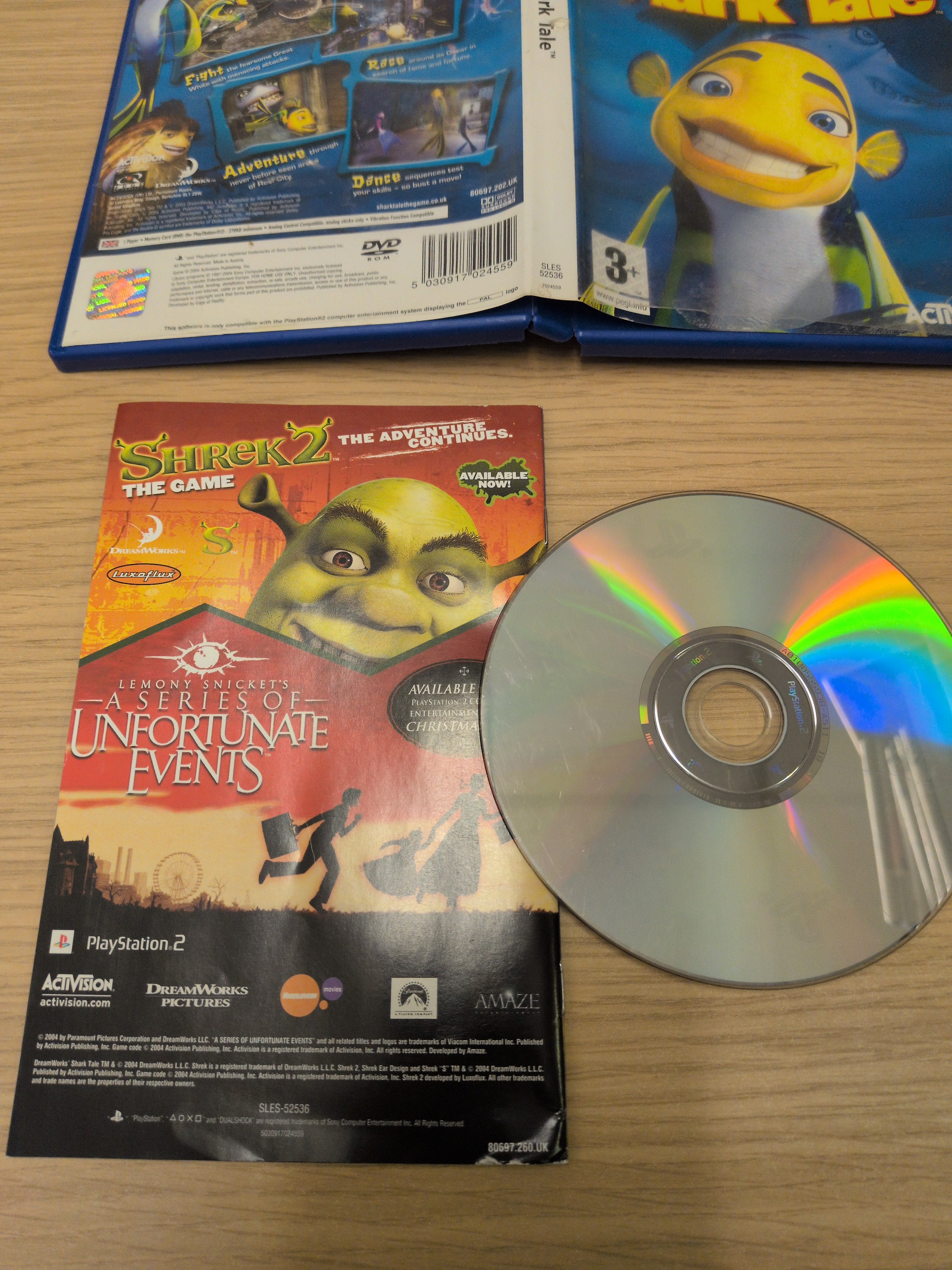Shark Tale Sony PS2 game