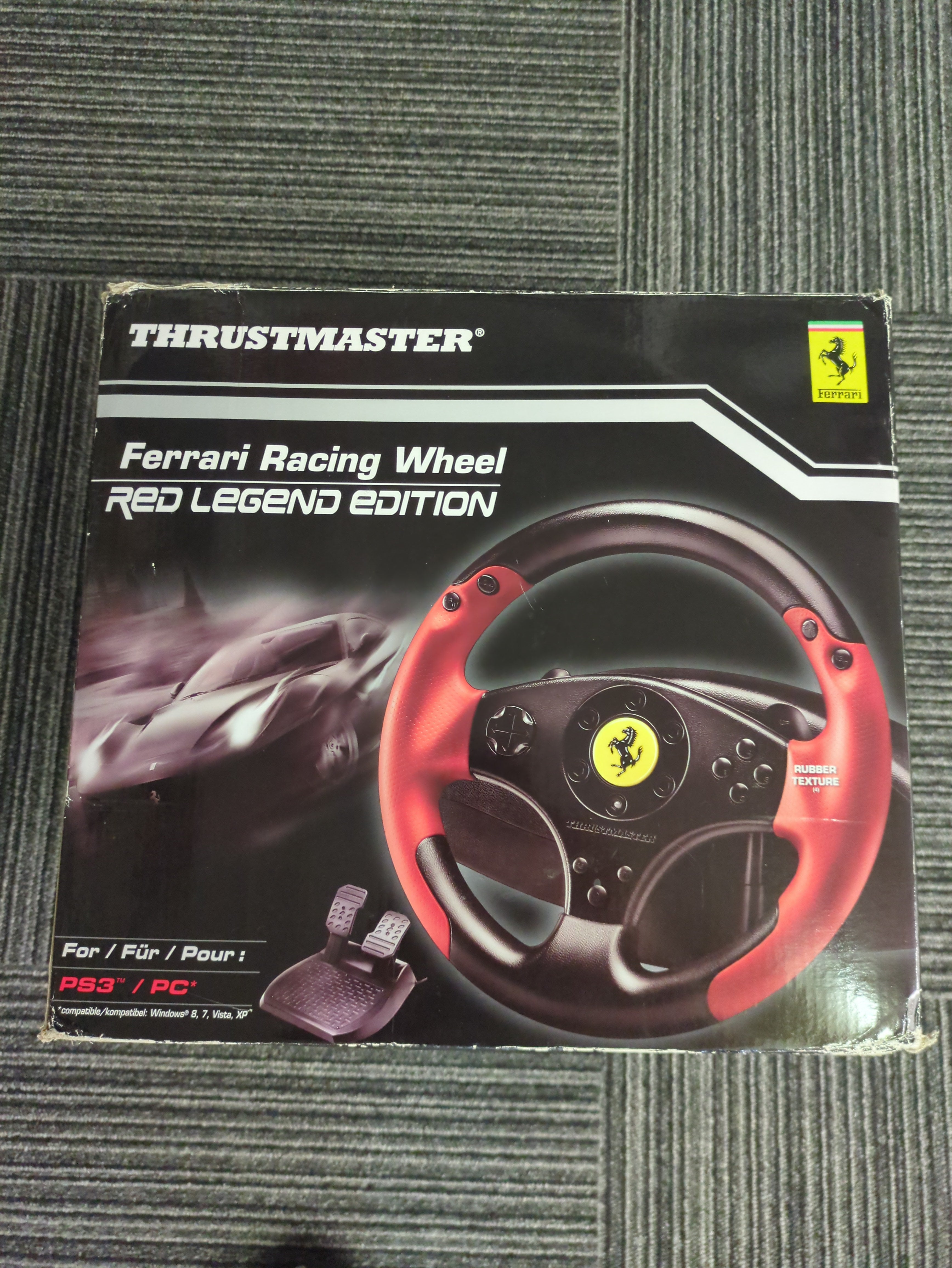 Thrustmaster Ferrari Racing Wheel Red Legend Edition for PlayStation PS3 / PC