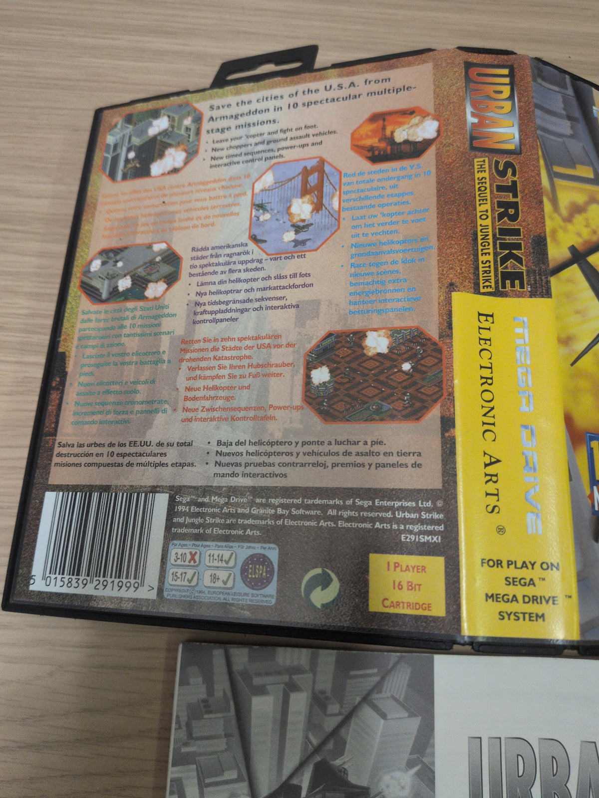 Urban Strike: The Sequel to Jungle Strike Sega Mega Drive game