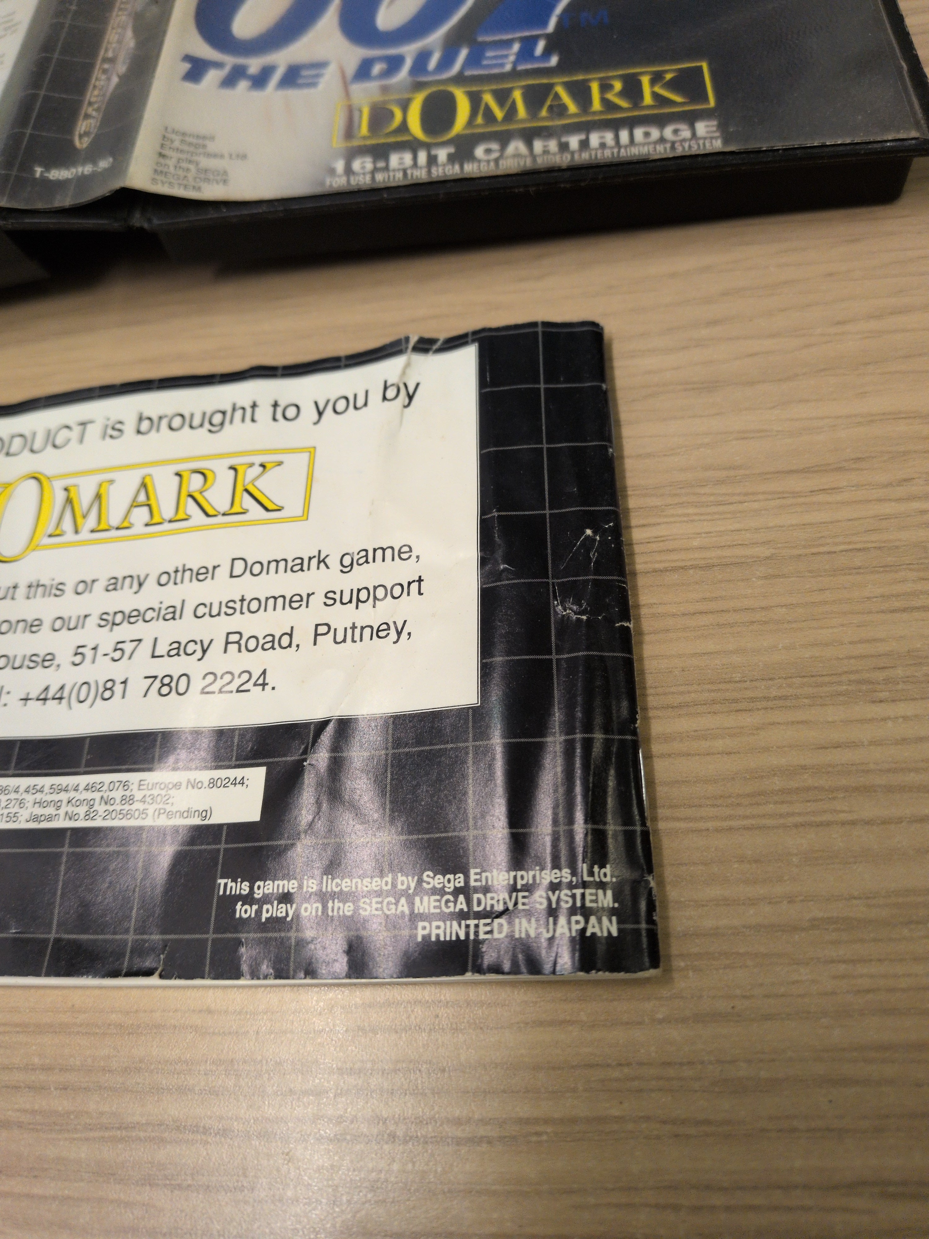 James Bond 007: The Duel Sega Mega Drive game