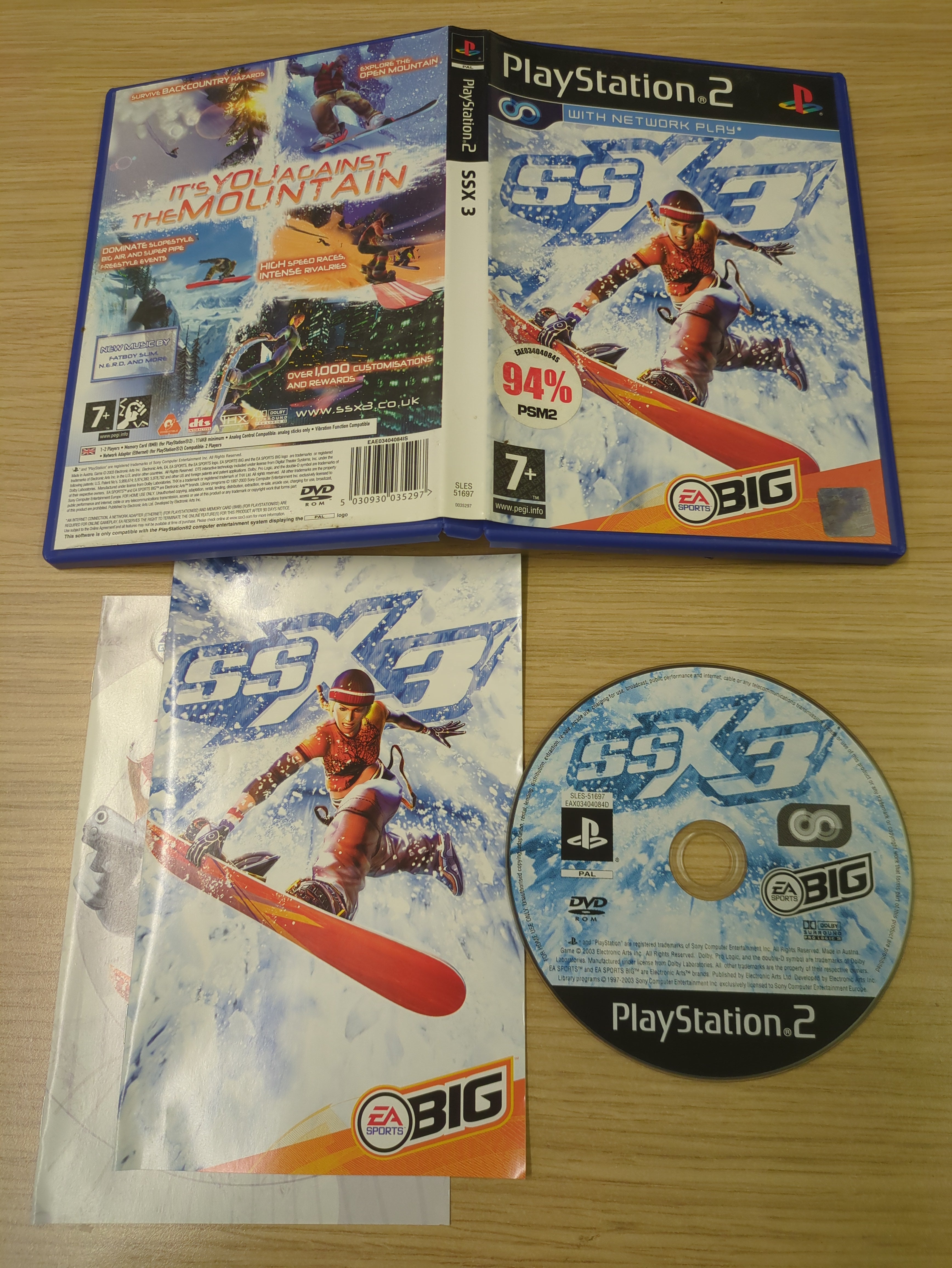 SSX 3 Sony PS2 game