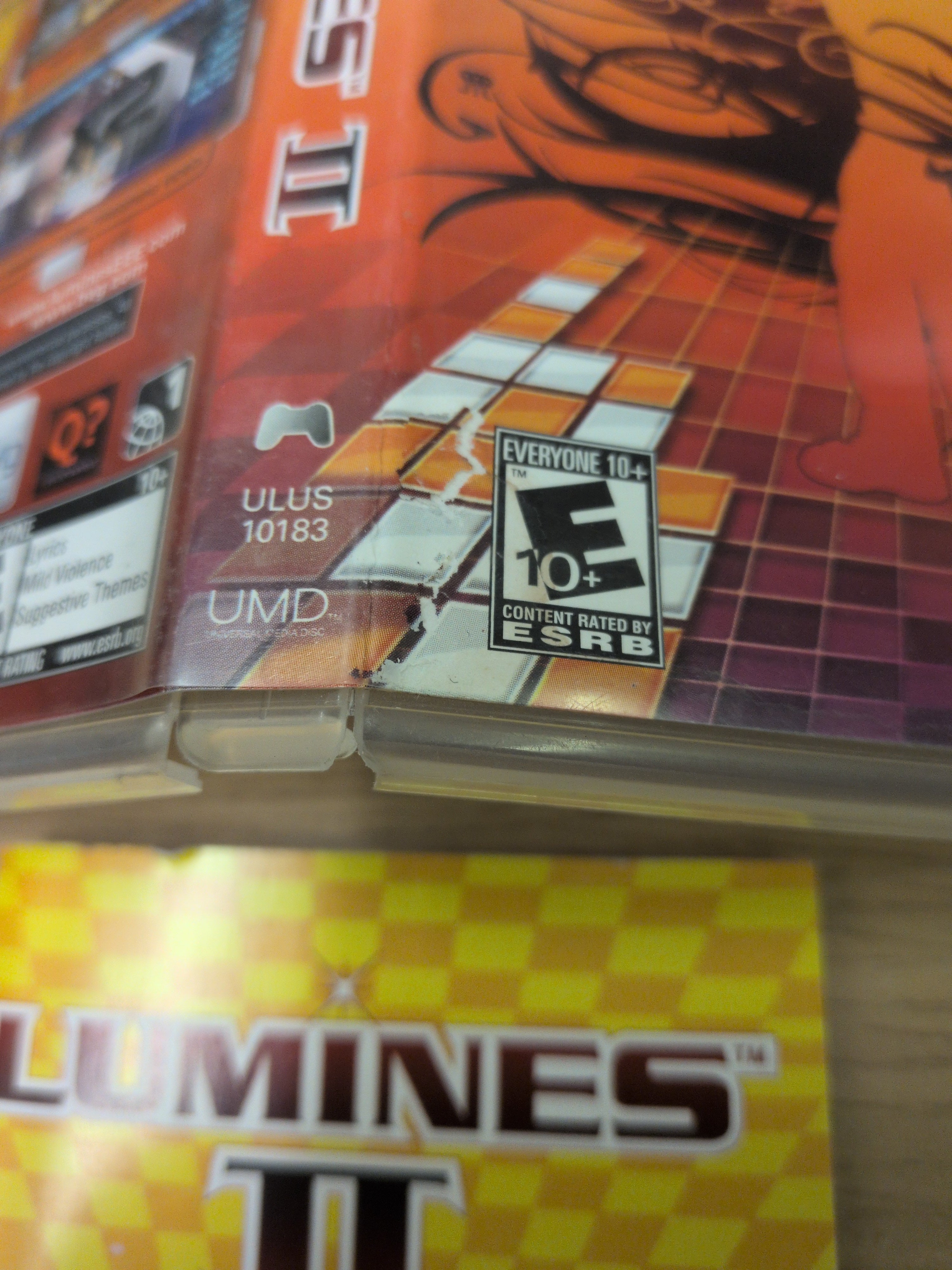 Lumines II NTSC Sony PSP game