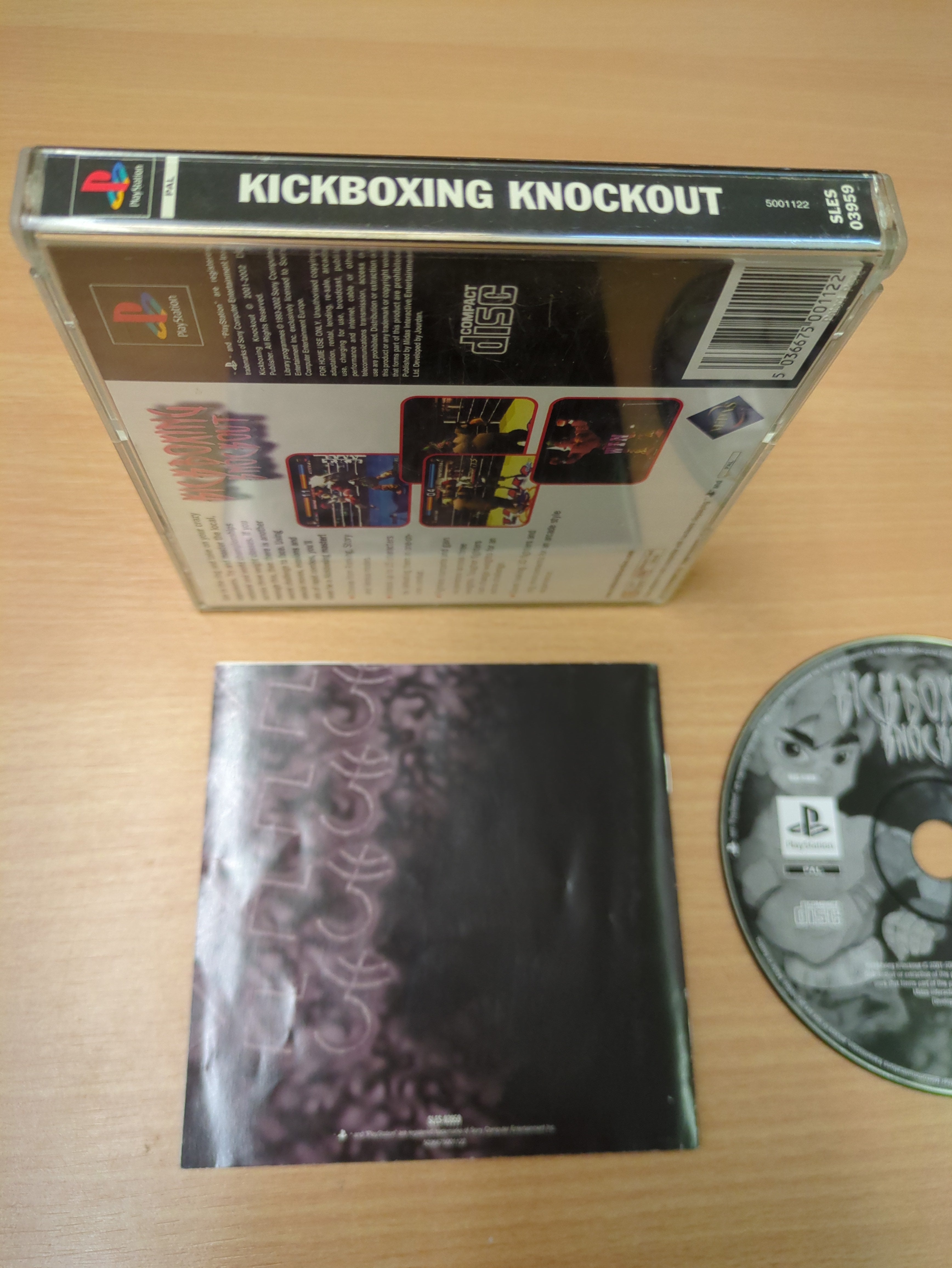 Kickboxing Knockout Sony PS1 game