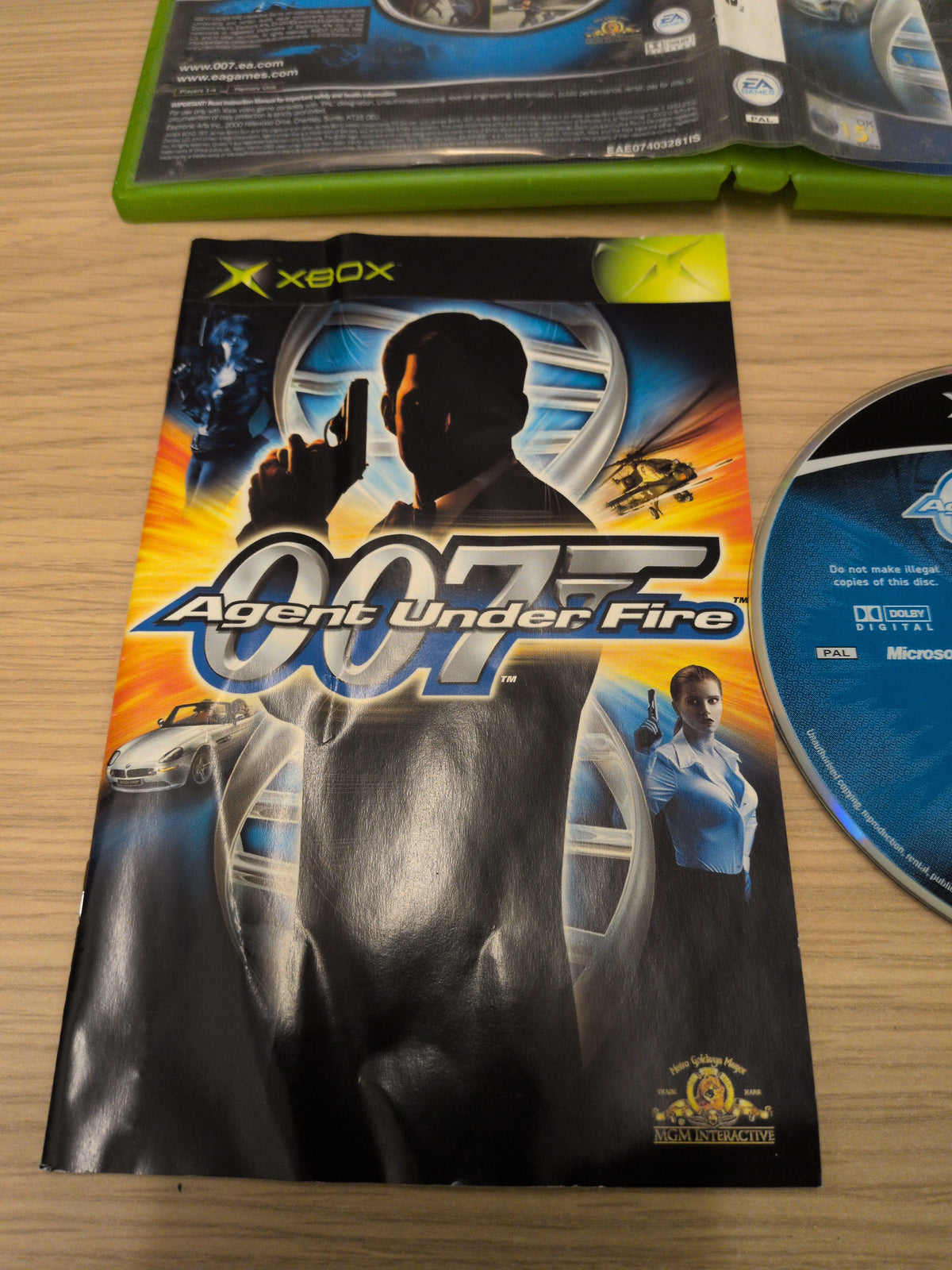 James Bond 007: In Agent Under Fire original Xbox game