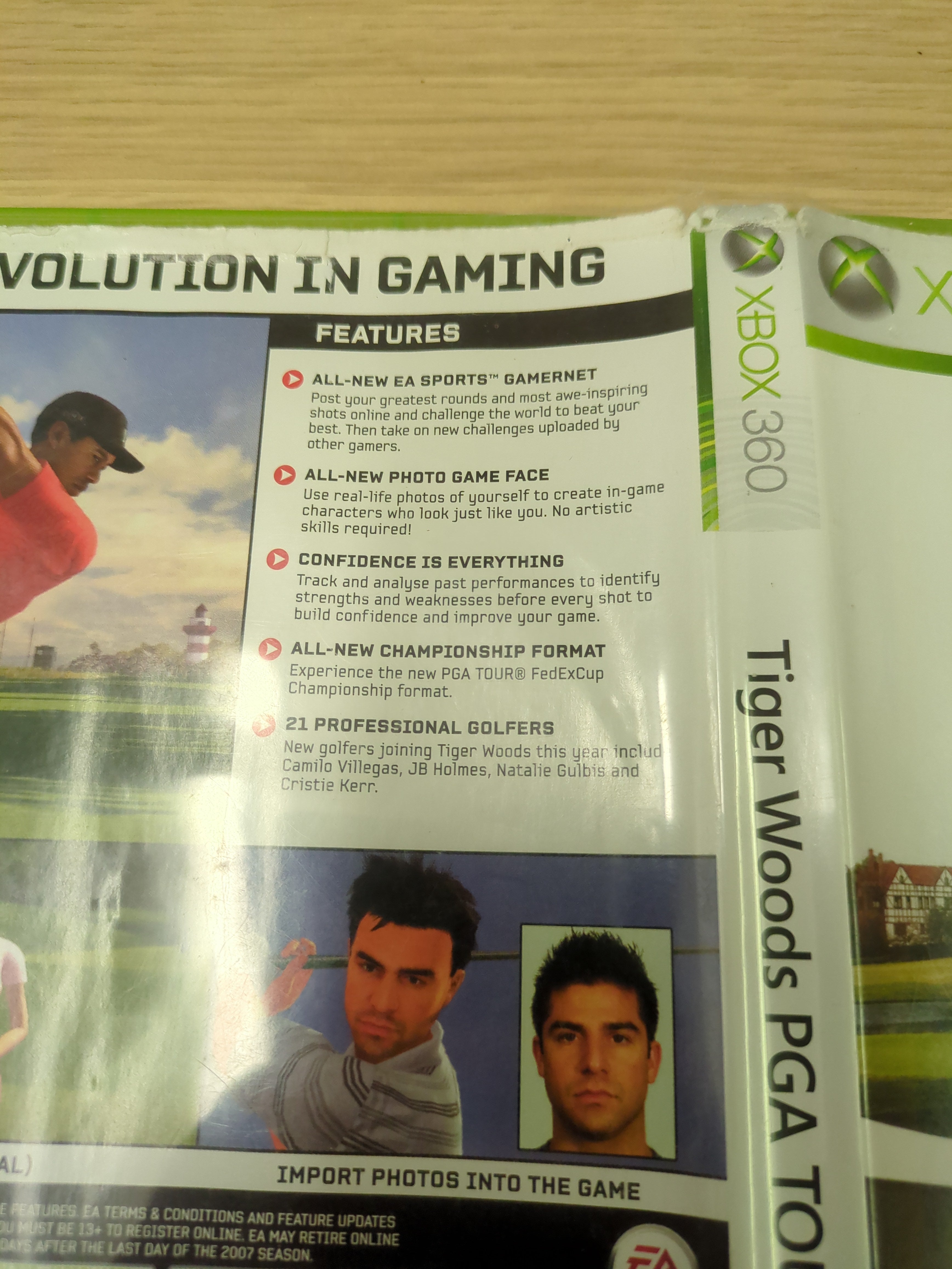 Tiger Woods PGA Tour 08 Xbox 360 game