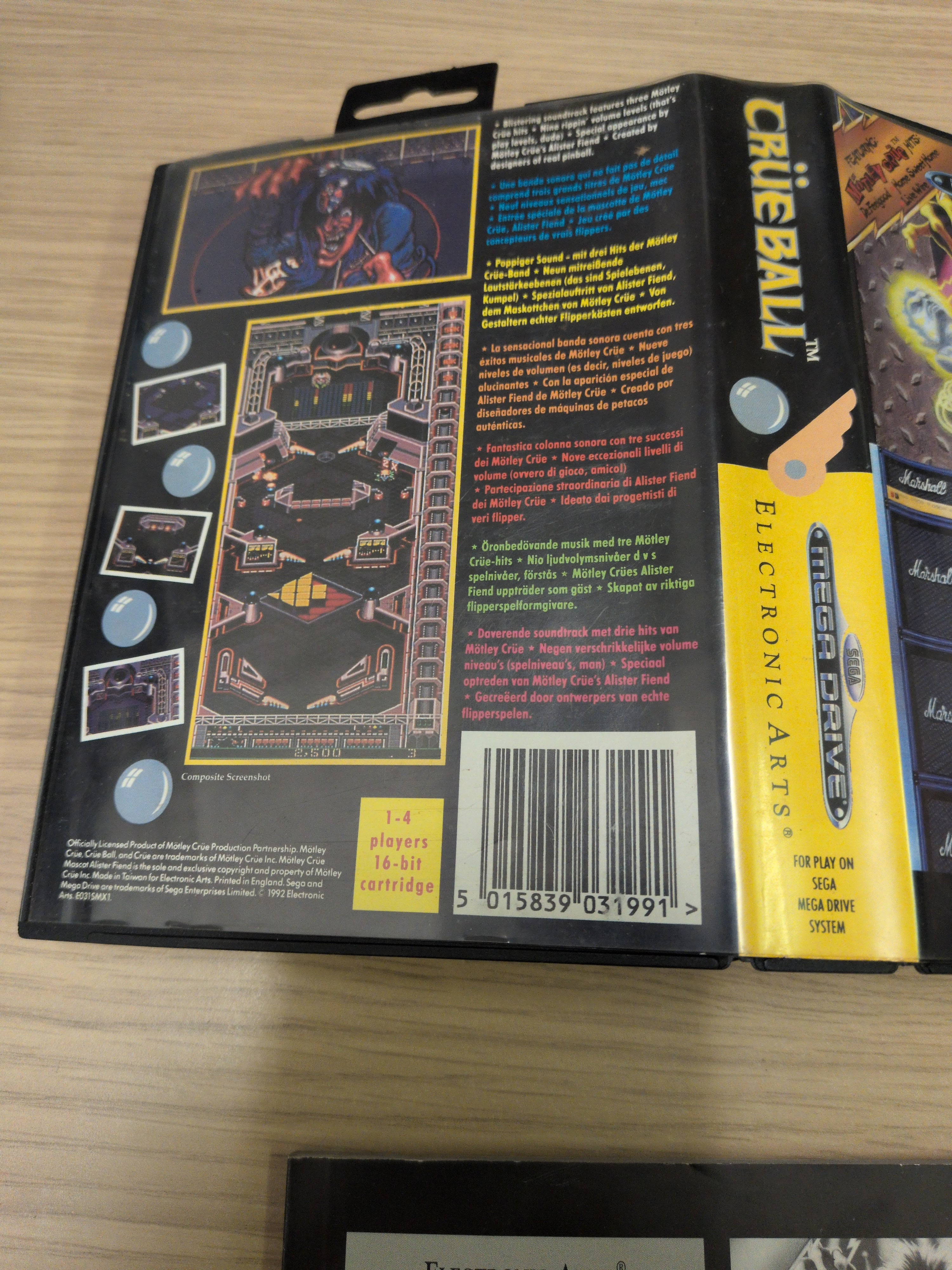 Crue Ball Sega Mega Drive game