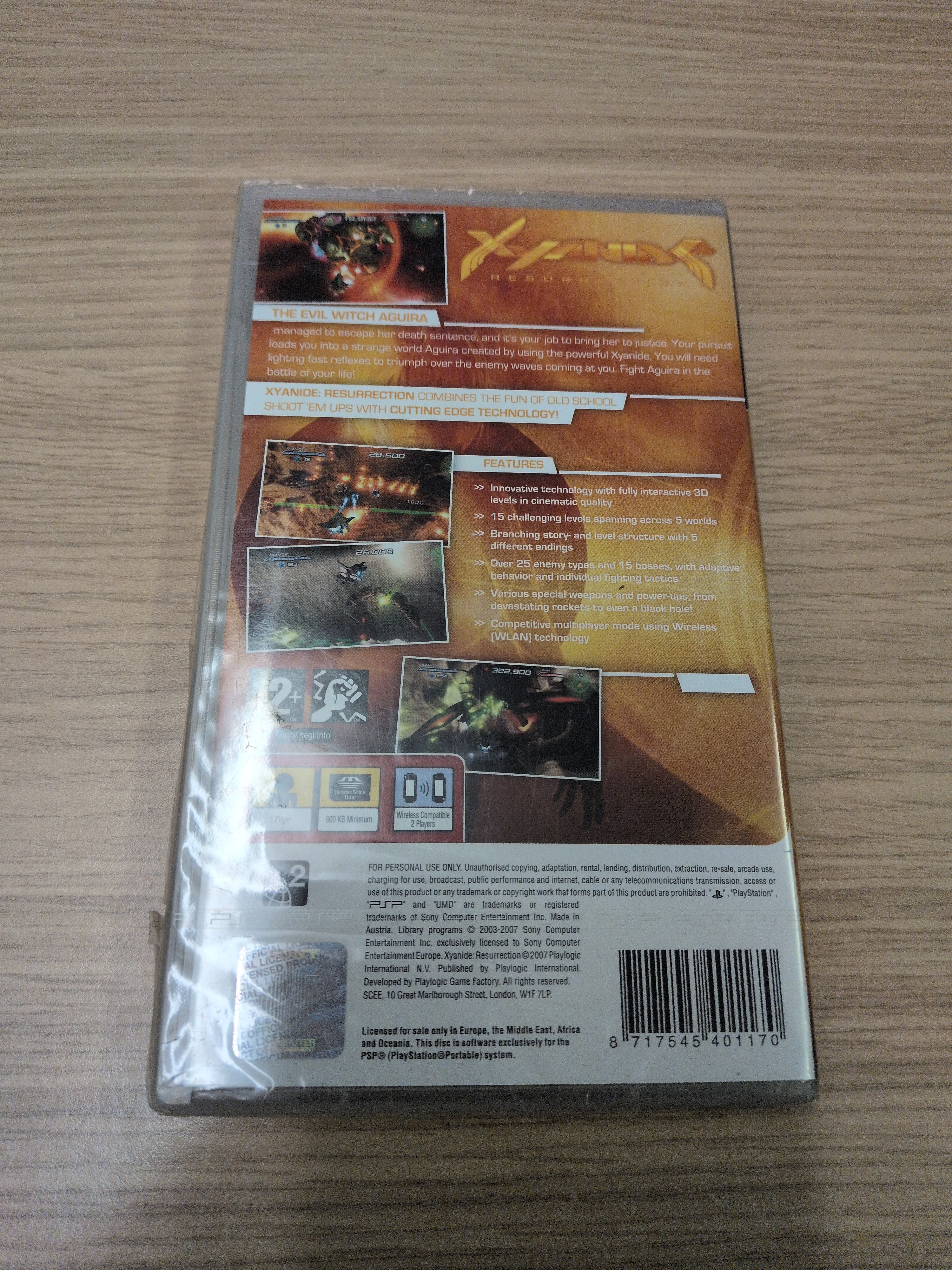 Xyanide: Resurrection NTSC Sony PSP game Sealed