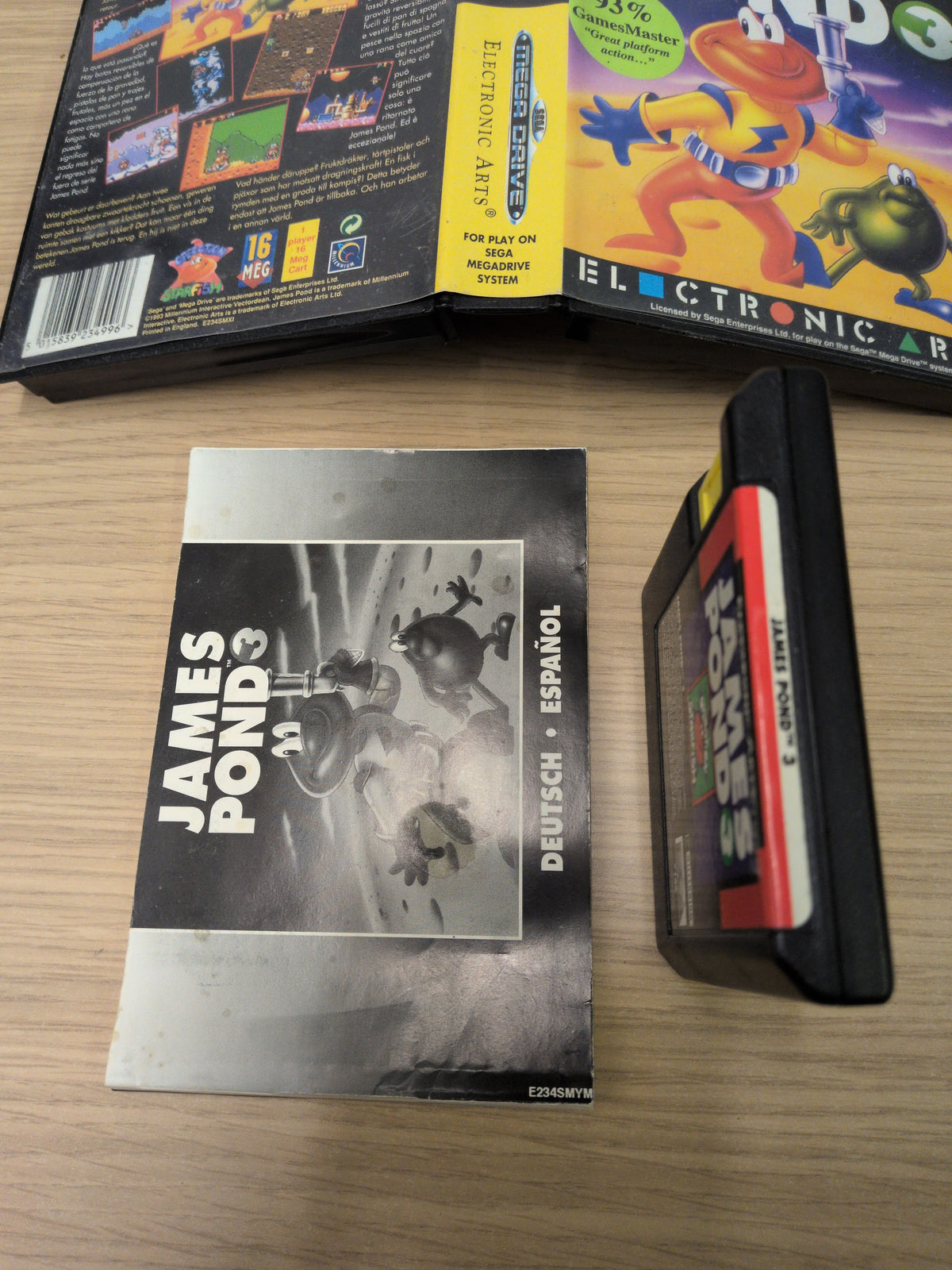 James Pond 3: Operation Starfish Sega Mega Drive game