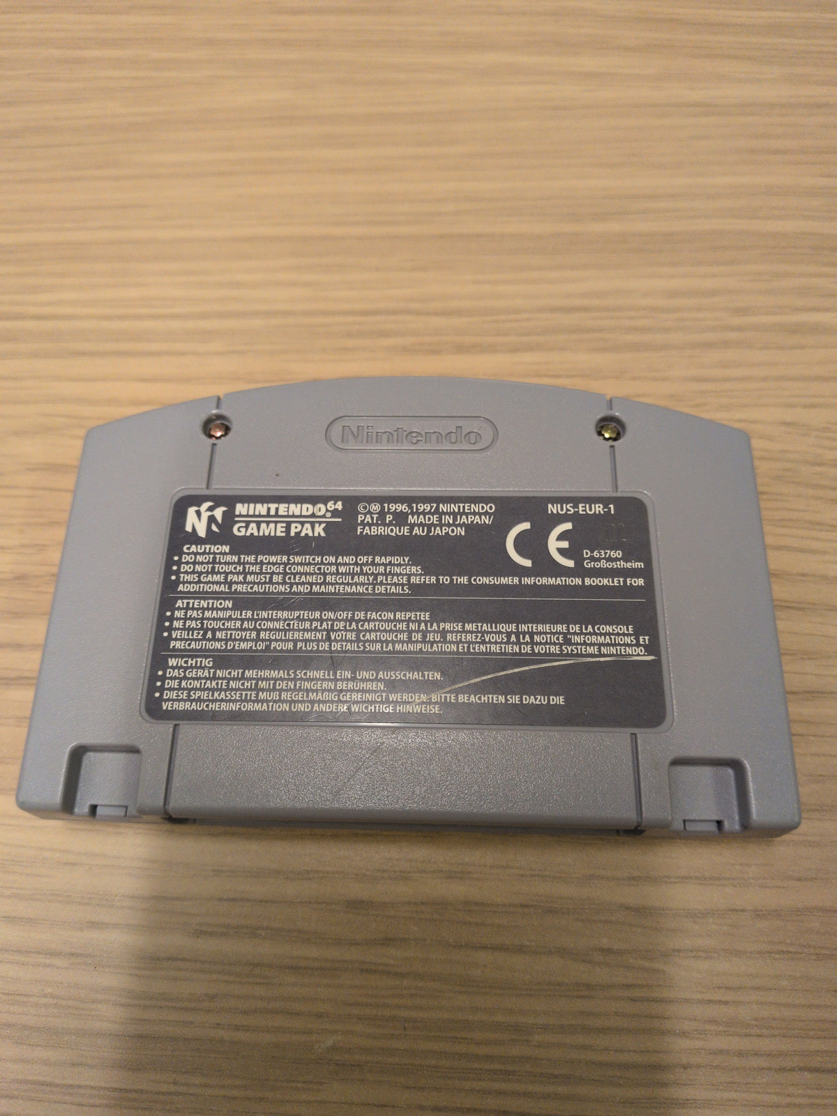 International Superstar Soccer 64 Nintendo N64 game Cart Only