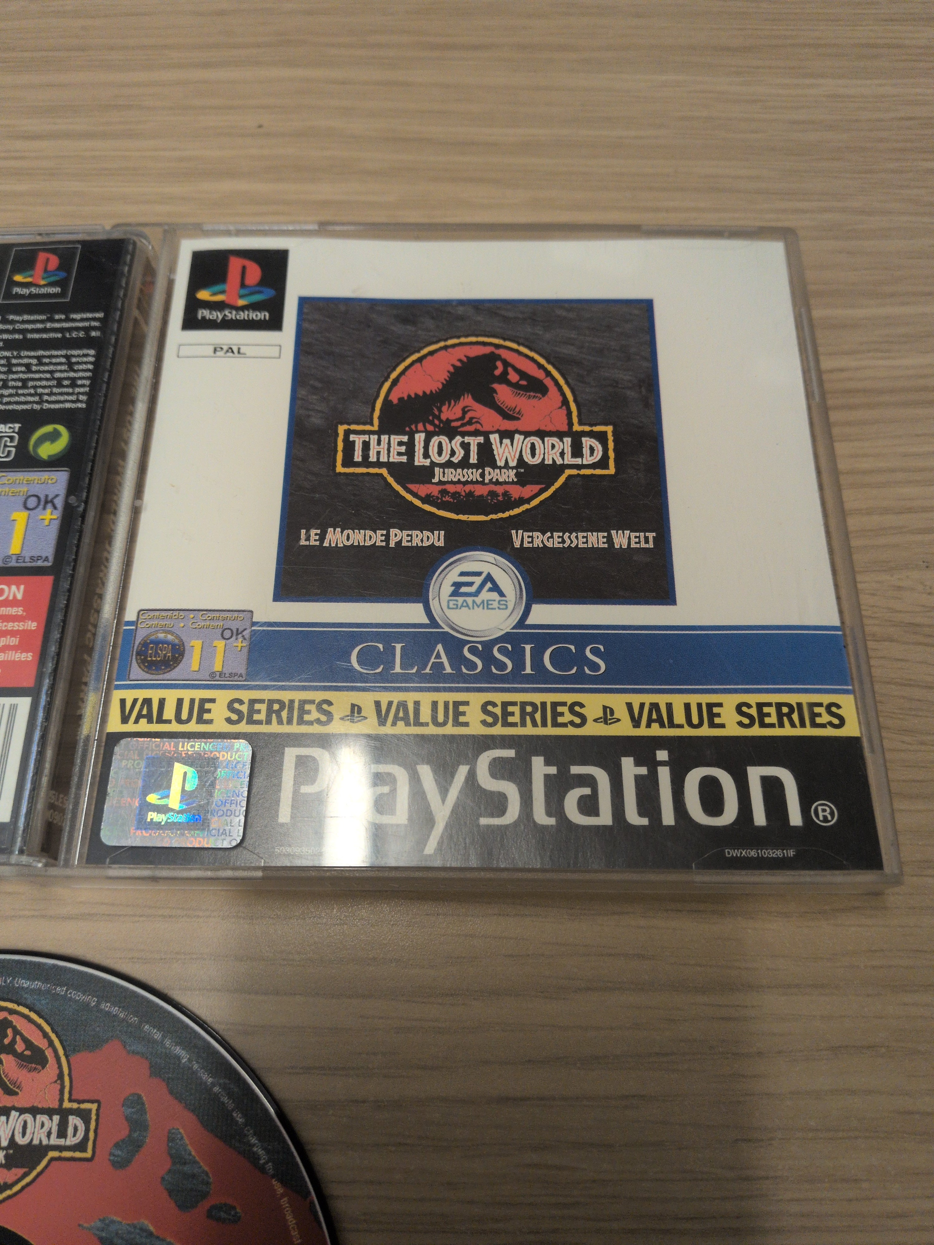 The Lost World: Jurassic Park (EA Classics) Sony PS1 game