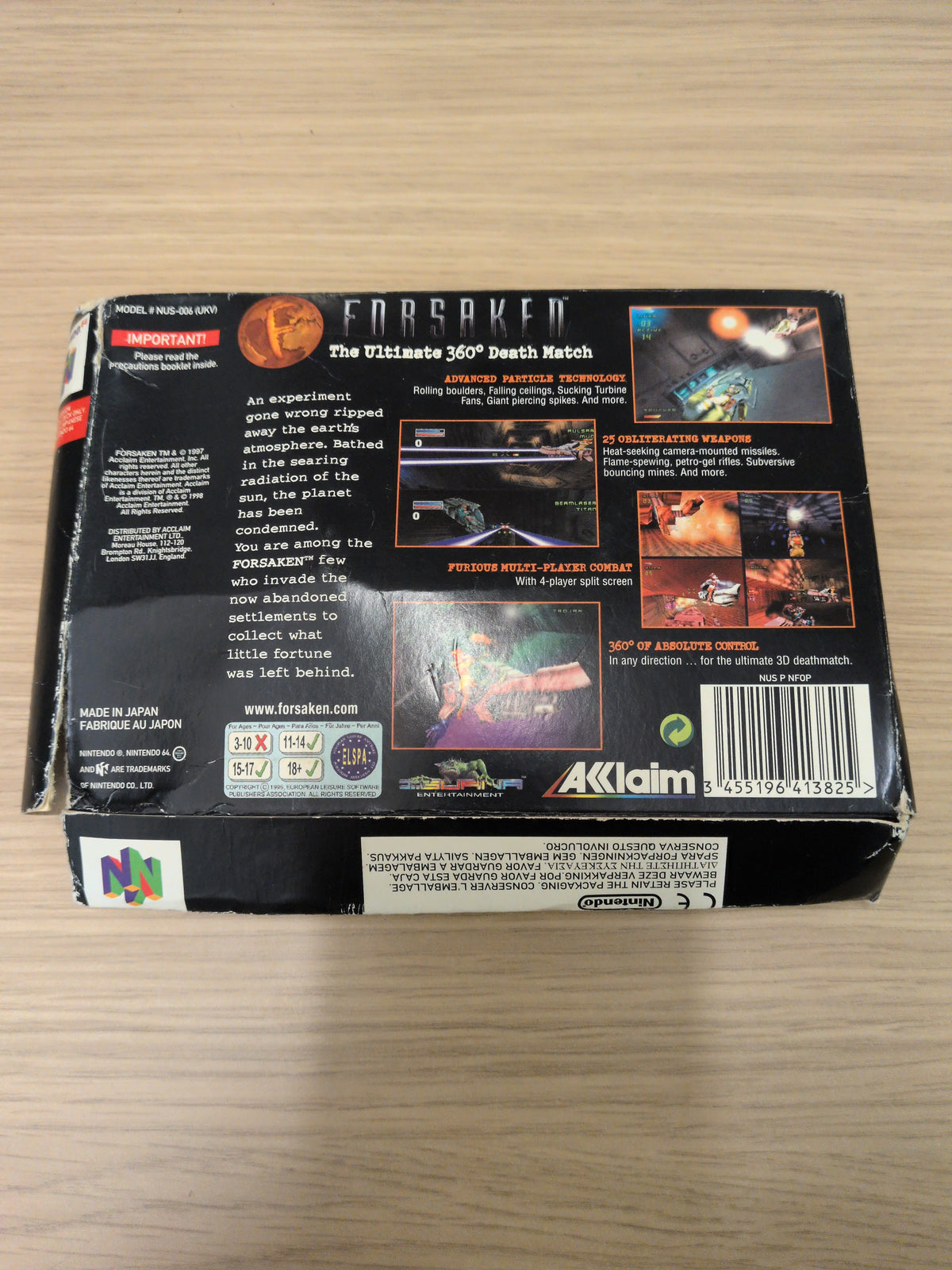 Forsaken Nintendo N64 game