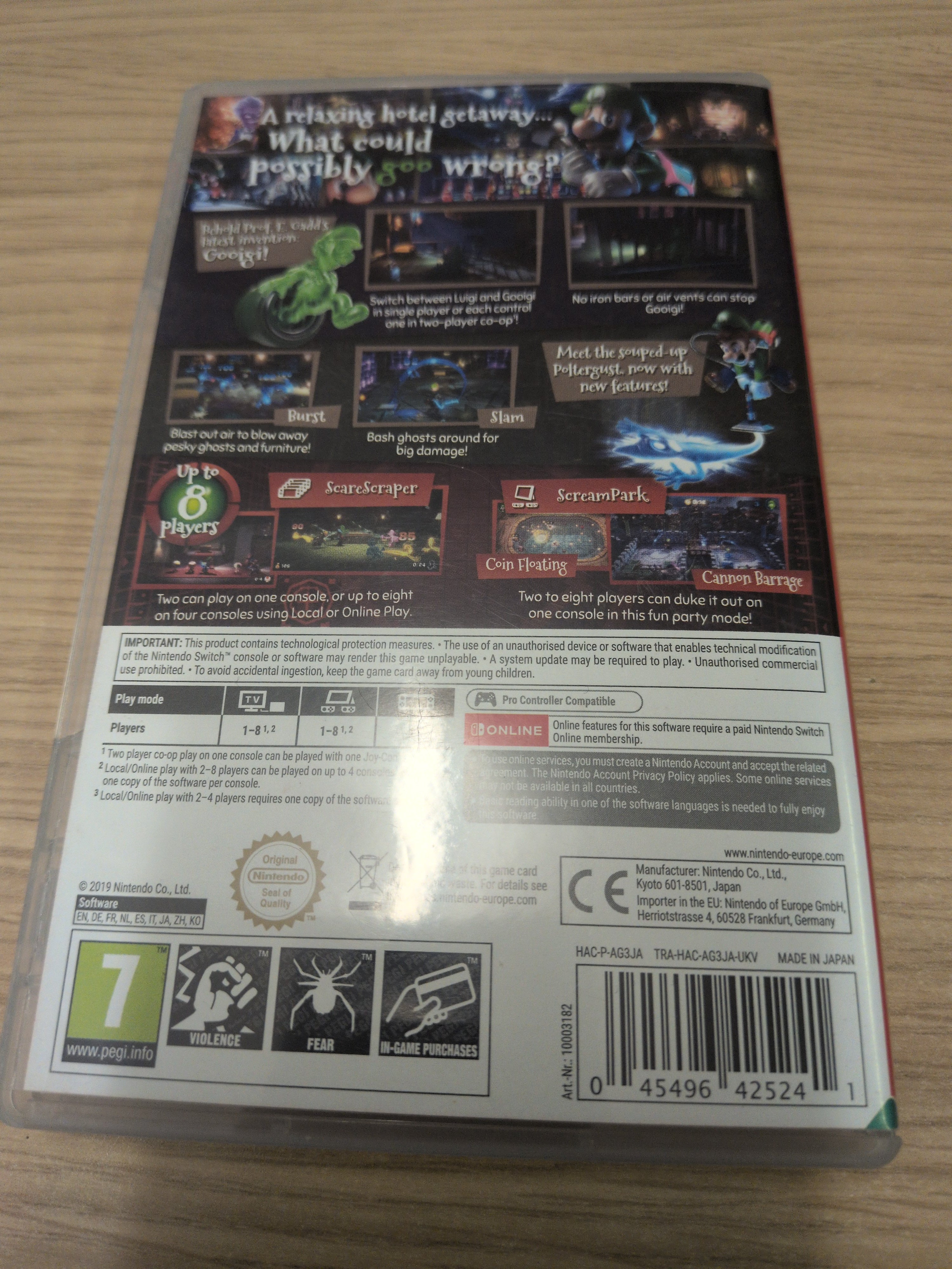 Luigis Mansion 3 Nintendo Switch game